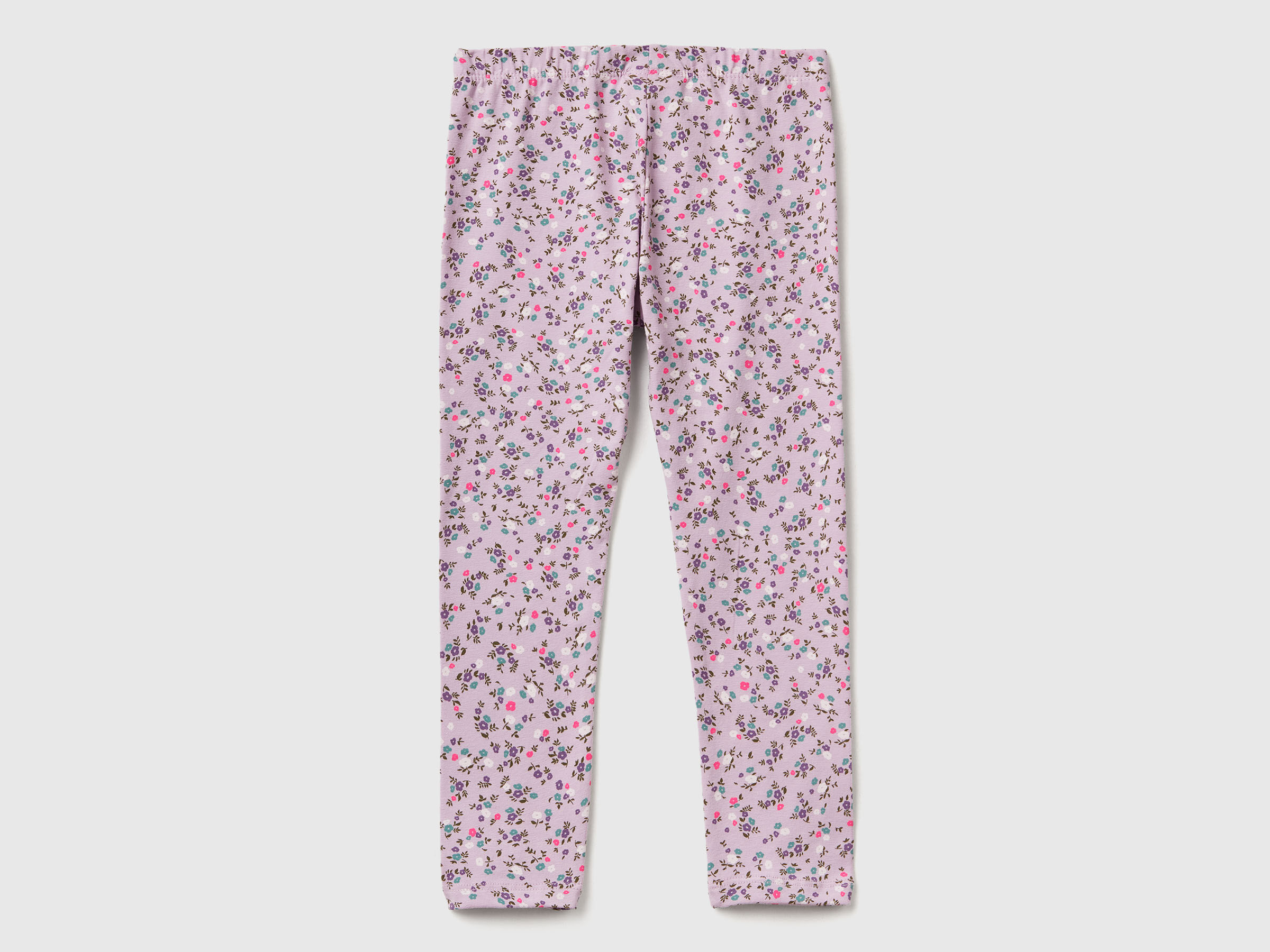 Legging fleuri rose – Image 2
