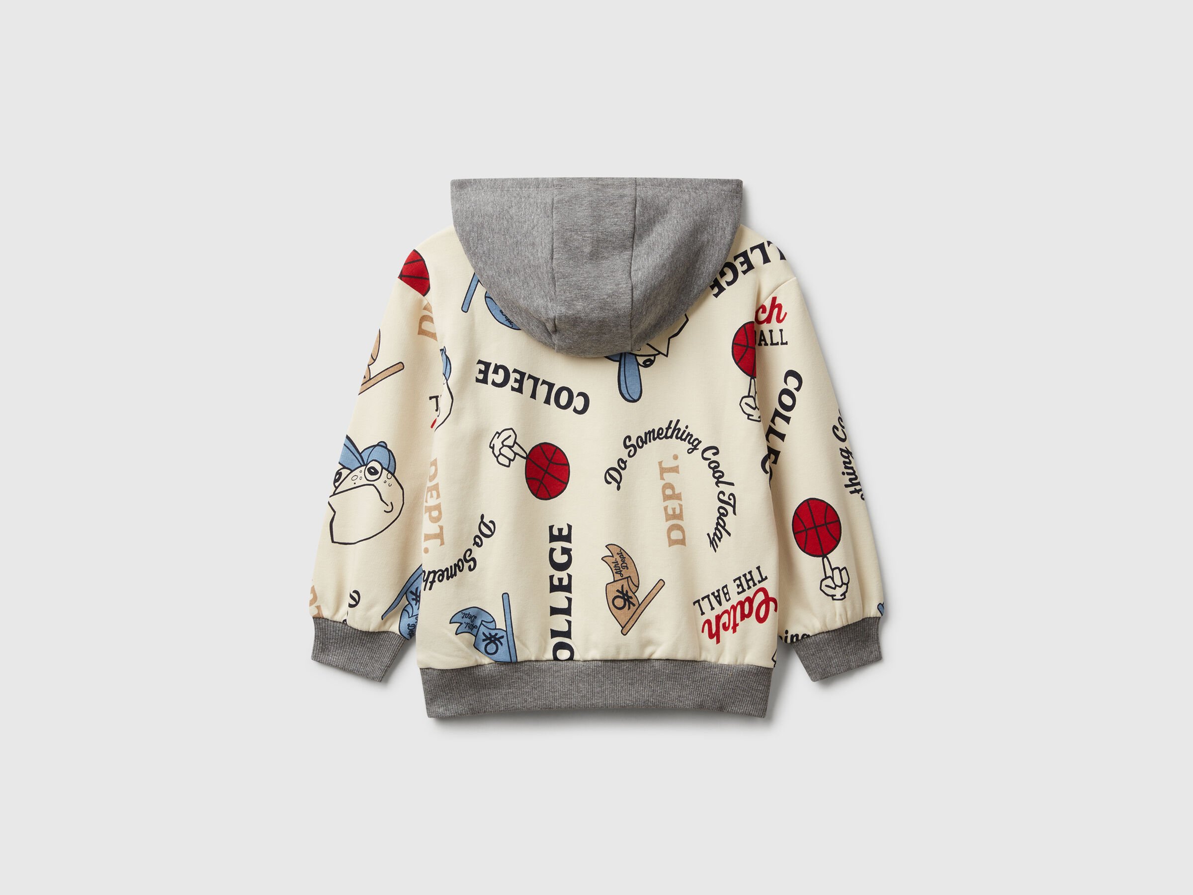 Sweat-shirt imprimé en mélange de coton – Image 2