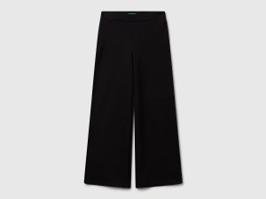 Pantalon large en coton stretch Pantalon large en coton stretch