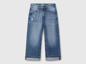 Jean droit avec revers Jean droit avec revers