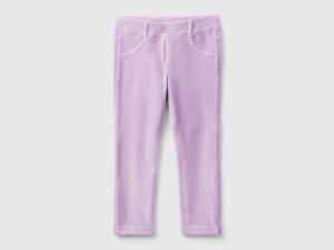 Pantalon en chenille côtelée Pantalon en chenille côtelée