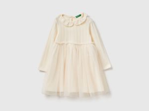 Robe avec col en tulle Robe avec col en tulle