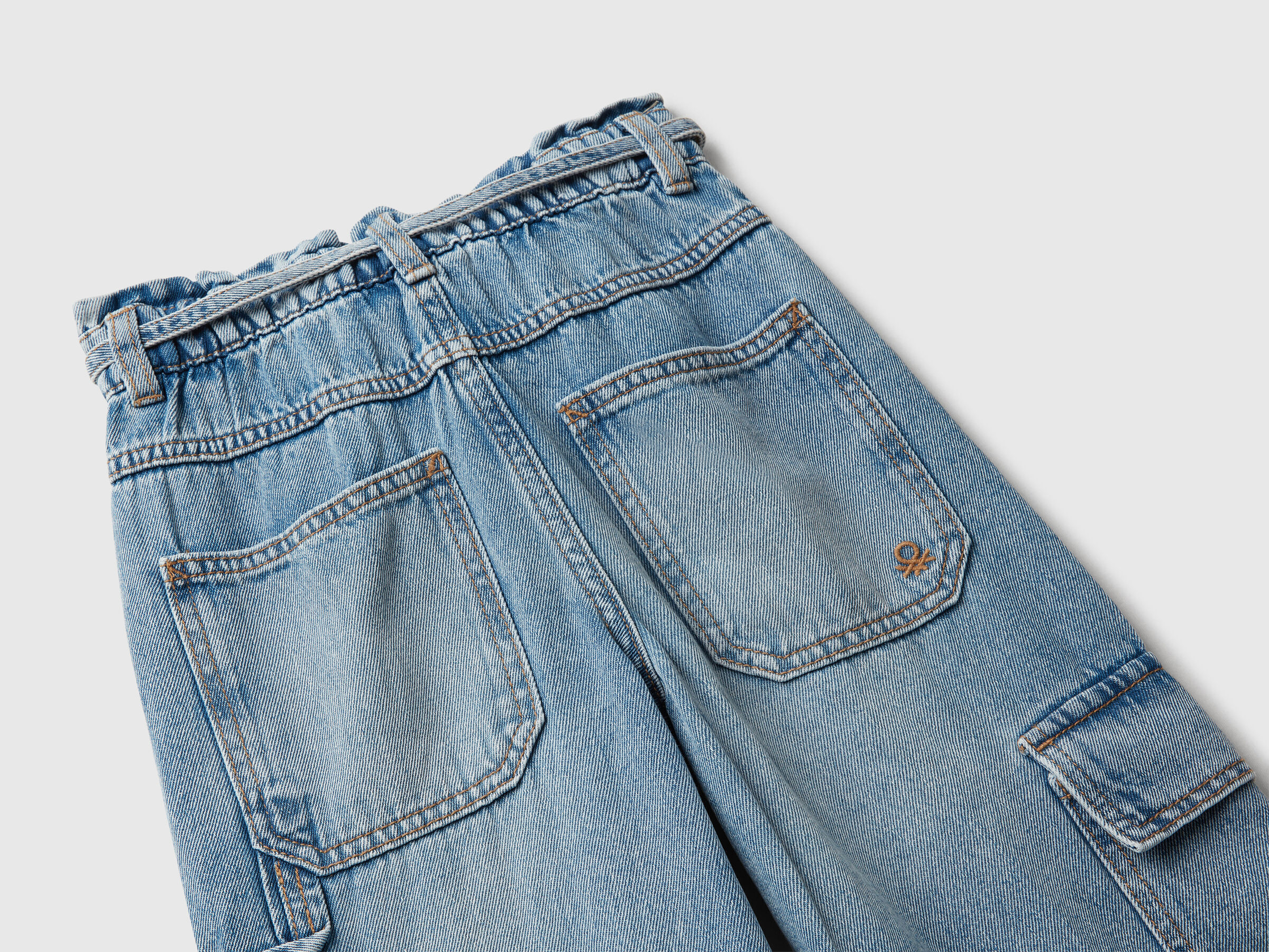 Jean cargo coupe large – Image 3