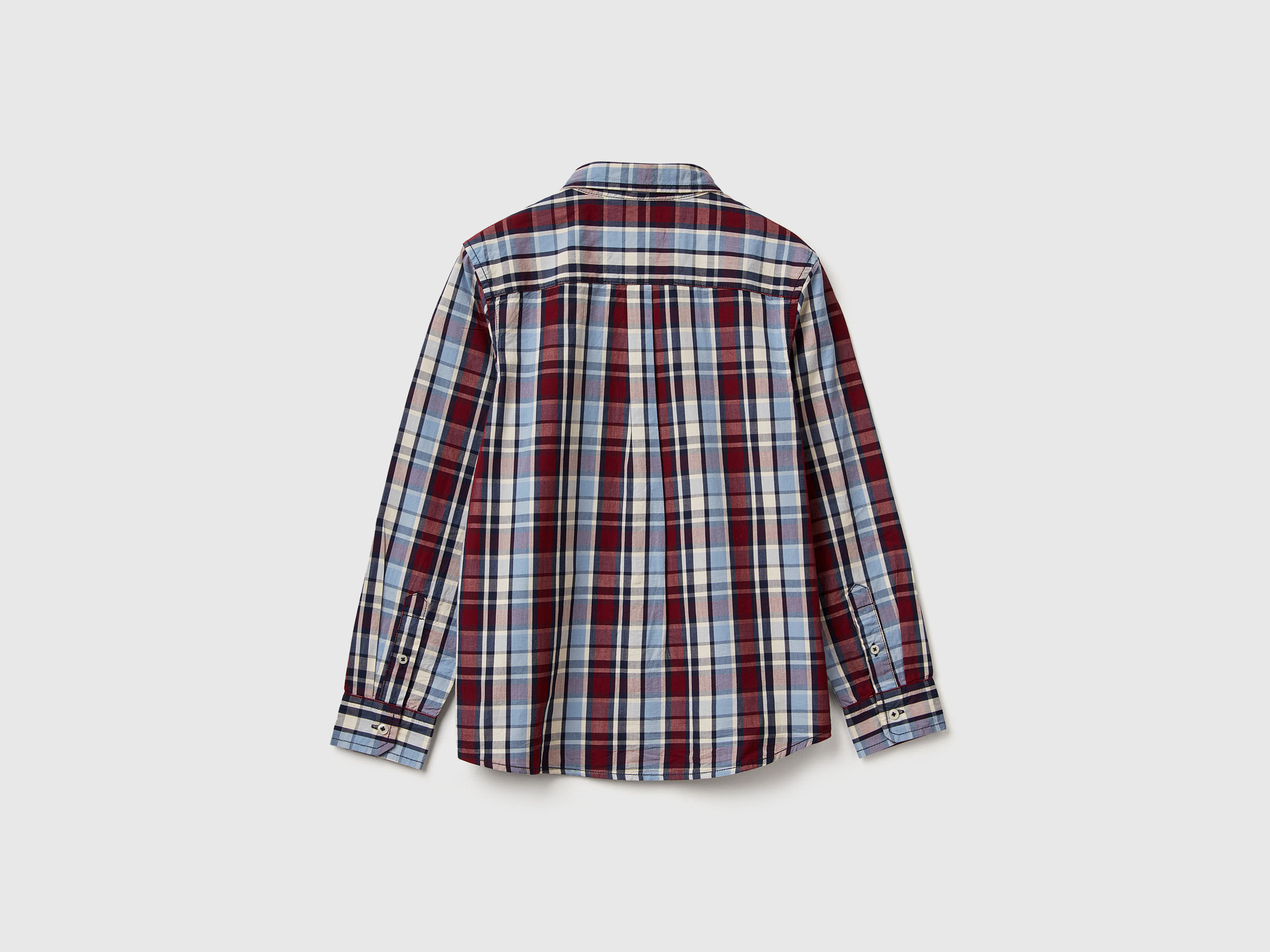 Chemise boutonnée à carreaux – Image 2