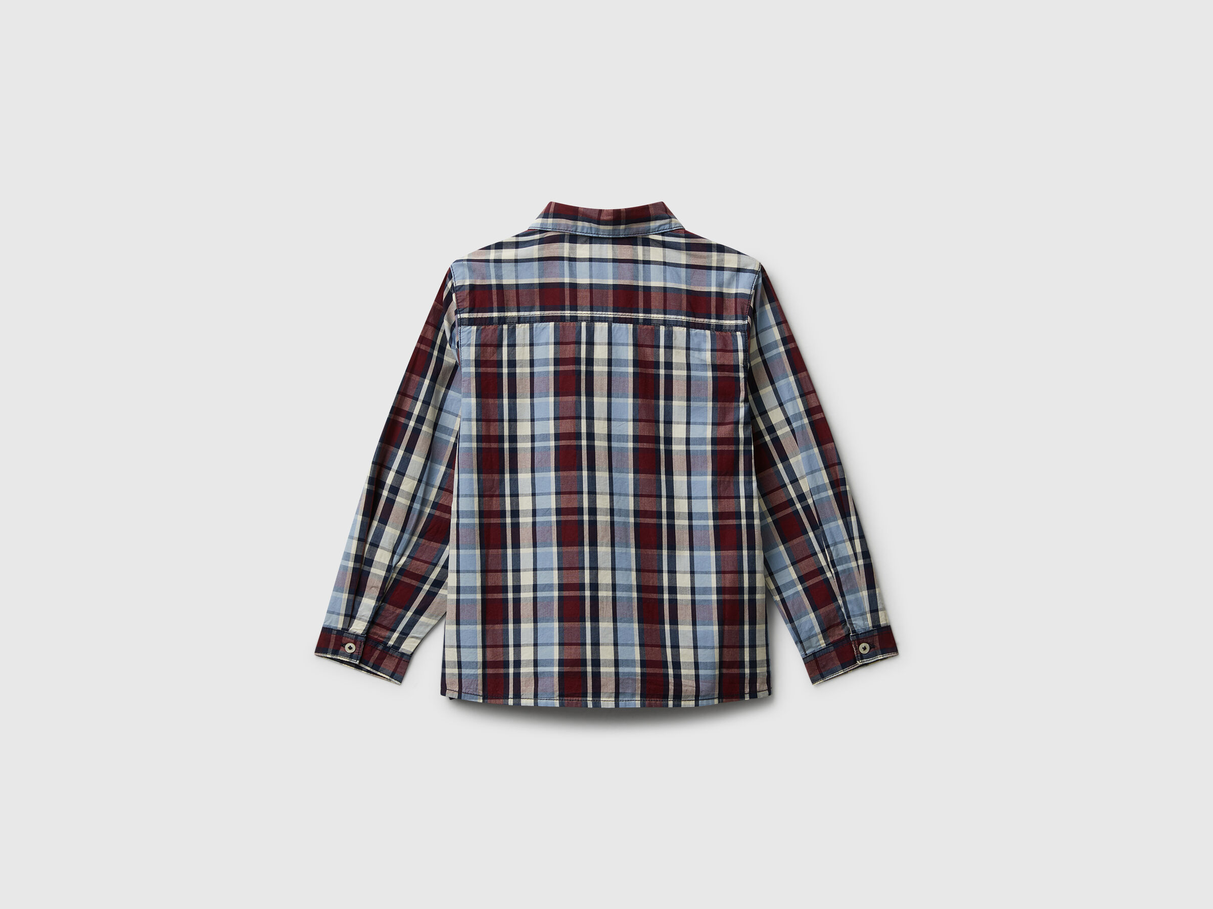 Chemise à carreaux en pur coton – Image 2