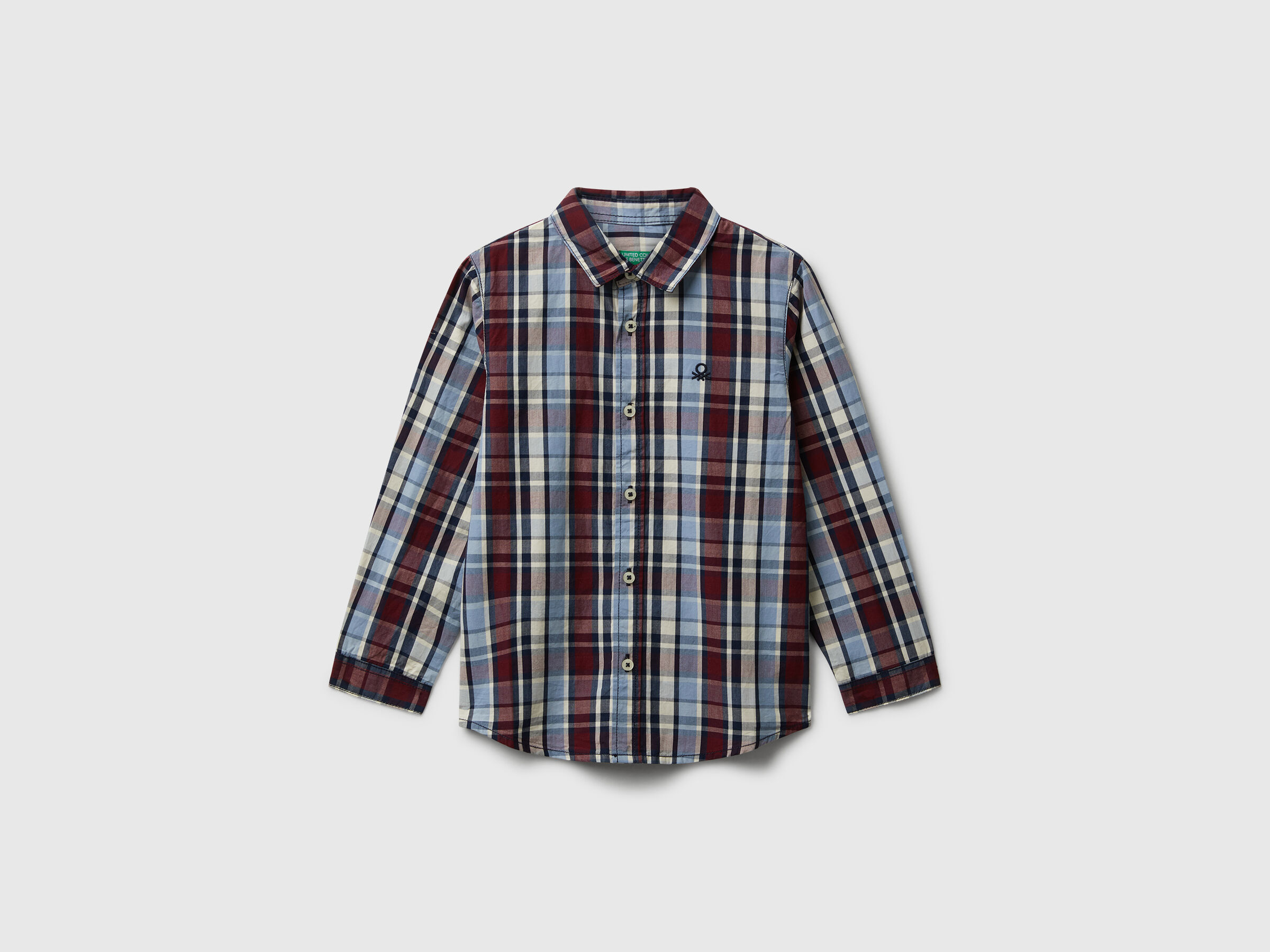Chemise à carreaux en pur coton Chemise à carreaux en pur coton