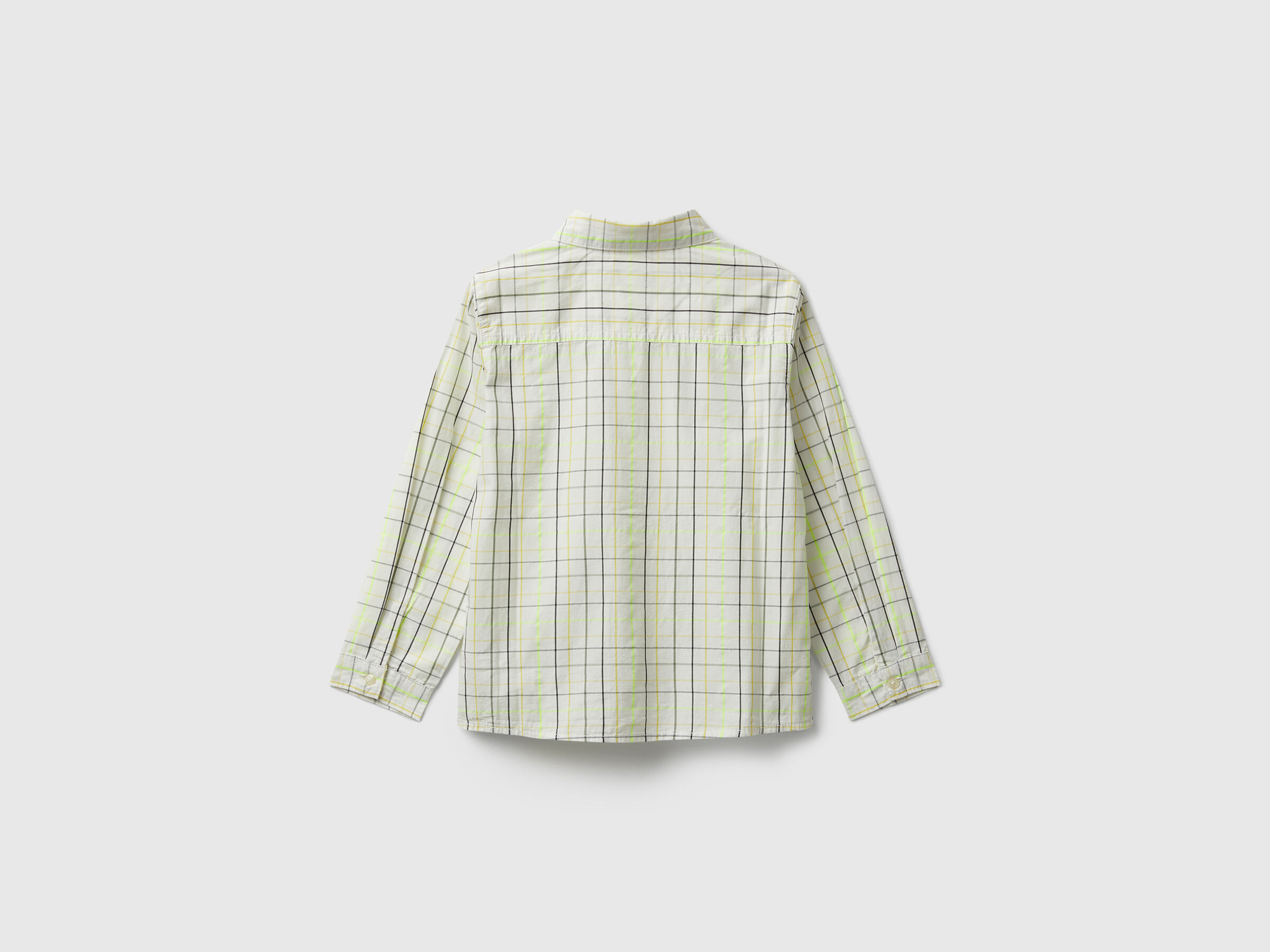 Chemise à carreaux en pur coton – Image 2