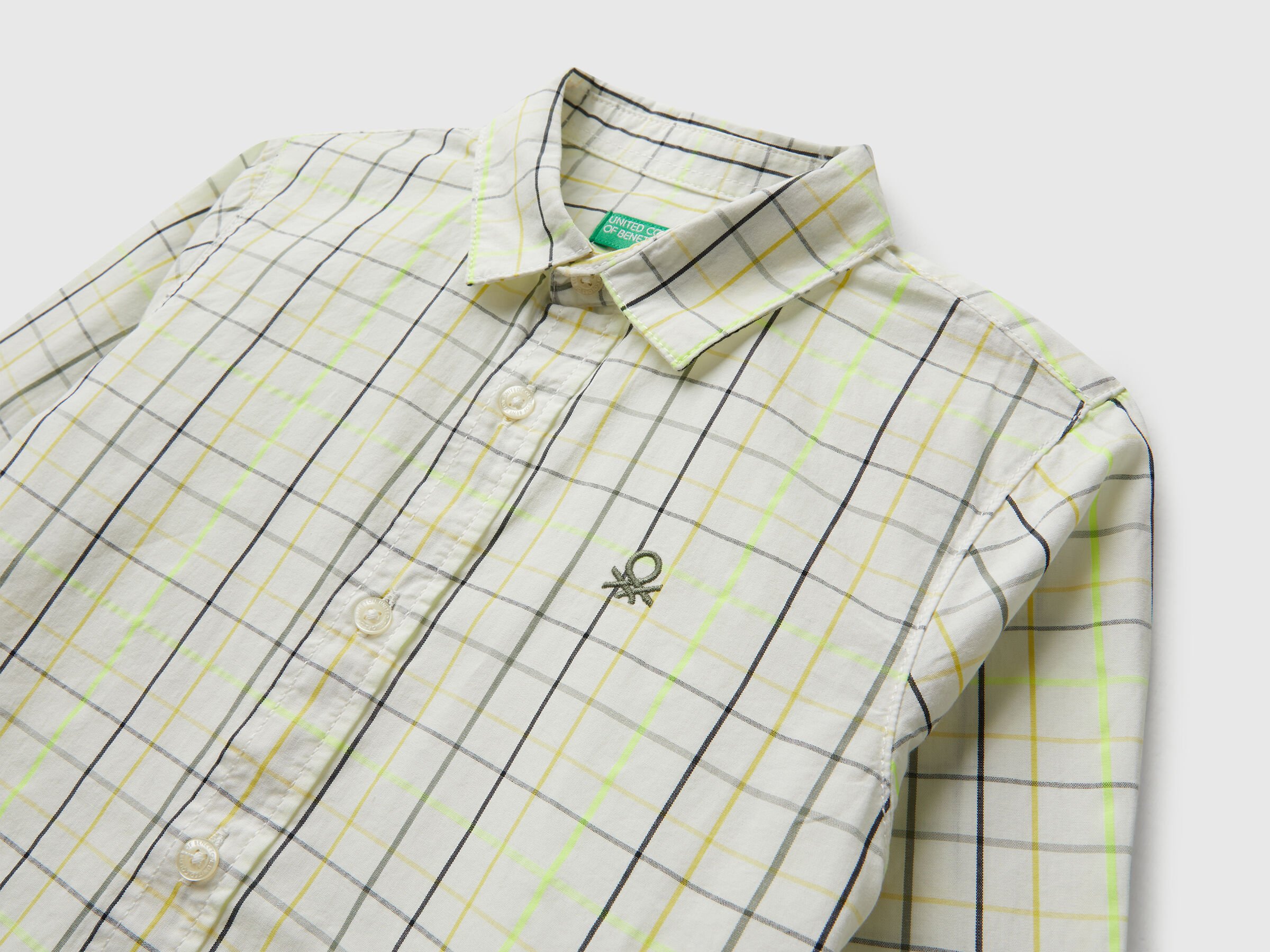 Chemise à carreaux en pur coton – Image 3