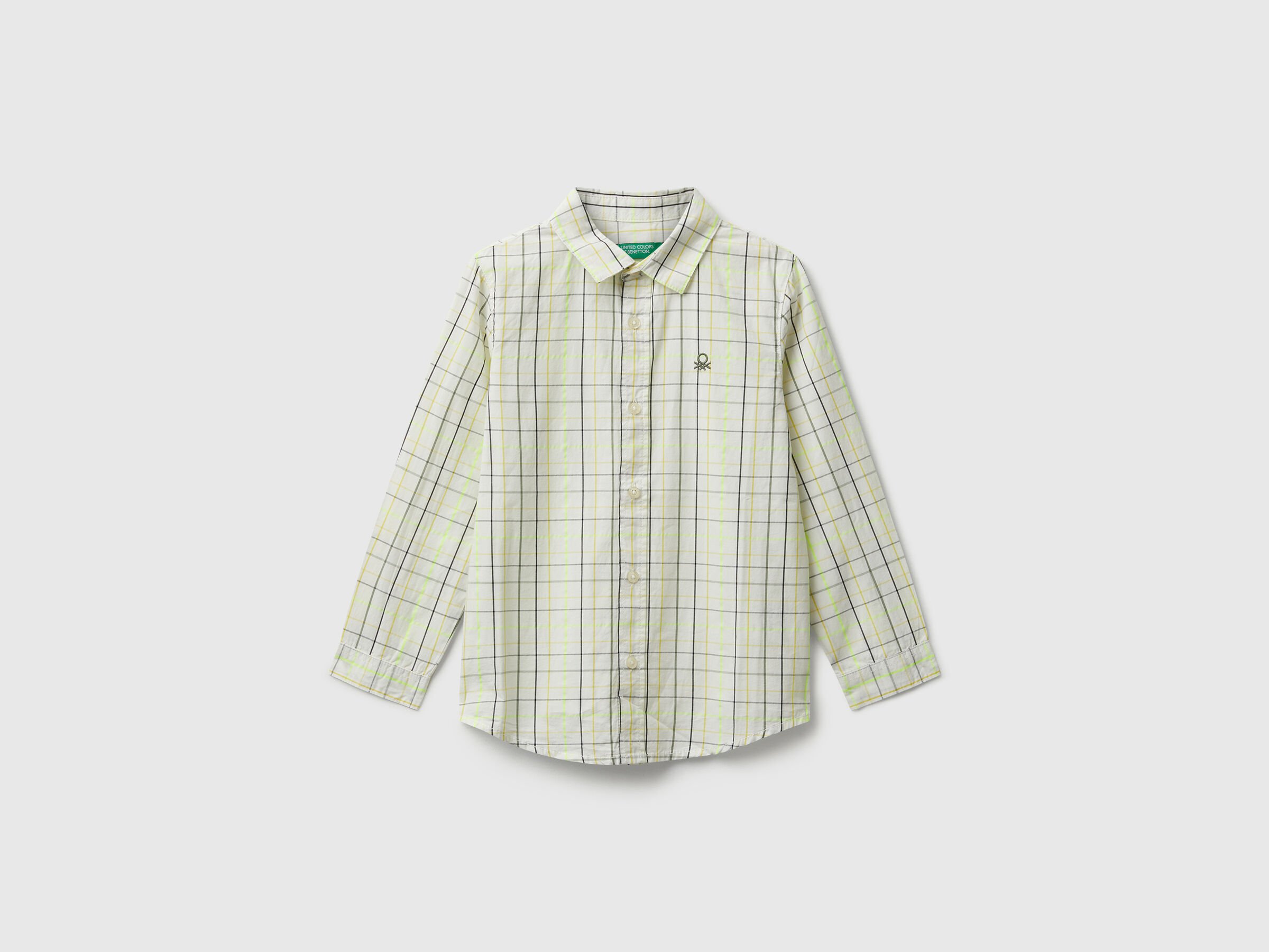 Chemise à carreaux en pur coton Chemise à carreaux en pur coton