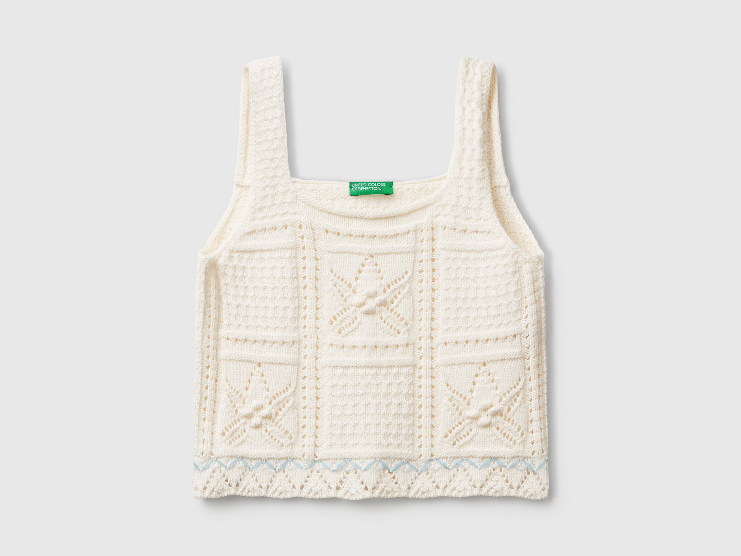 Top tricoté avec étoiles Top tricoté avec étoiles