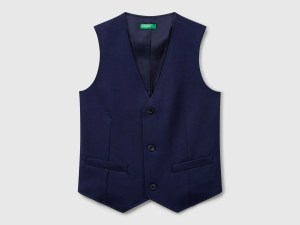 Gilet doublé avec boutons Gilet doublé avec boutons