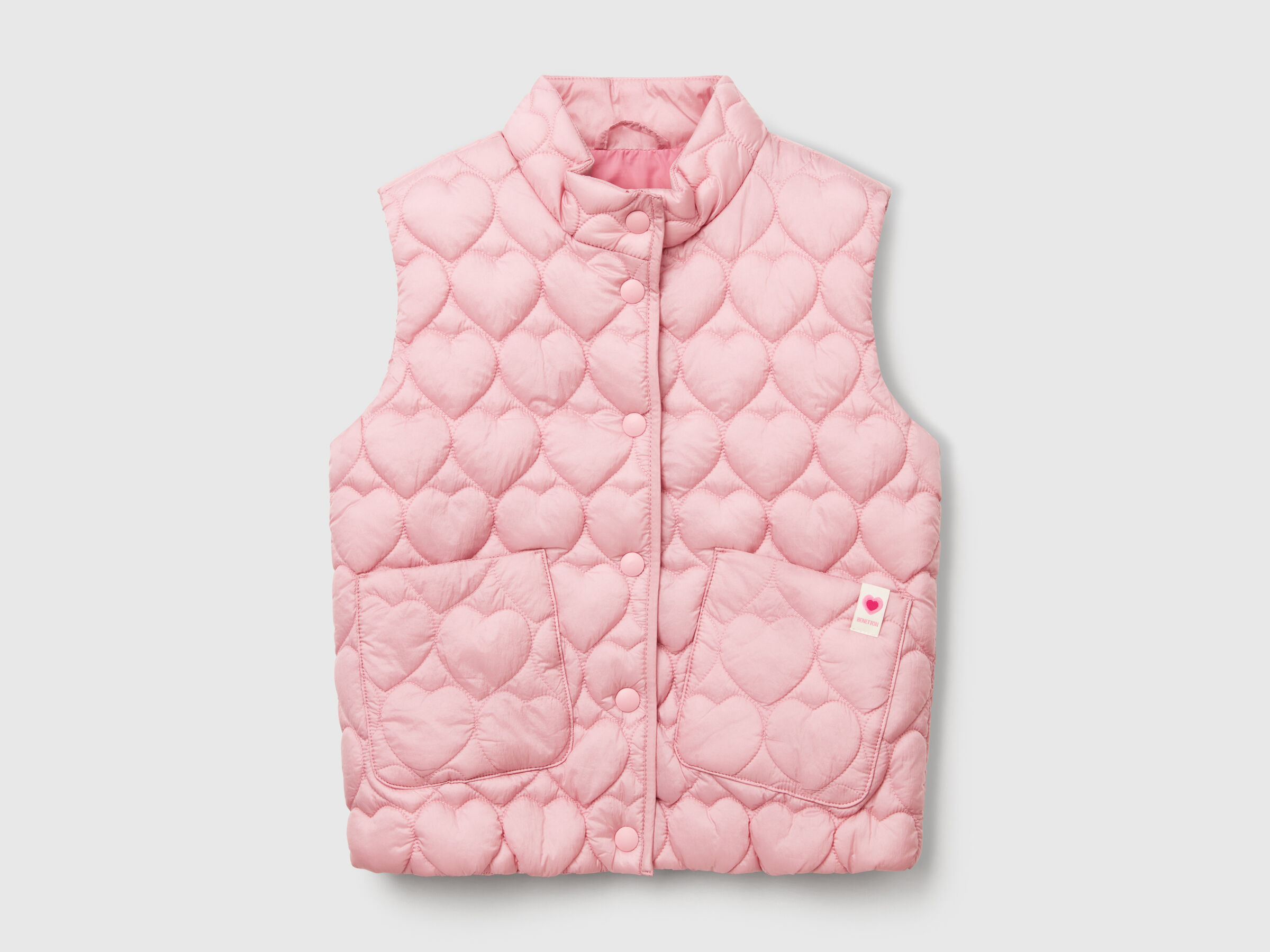 Gilet matelassé avec piqué en forme de cœur Gilet matelassé avec piqué en forme de cœur