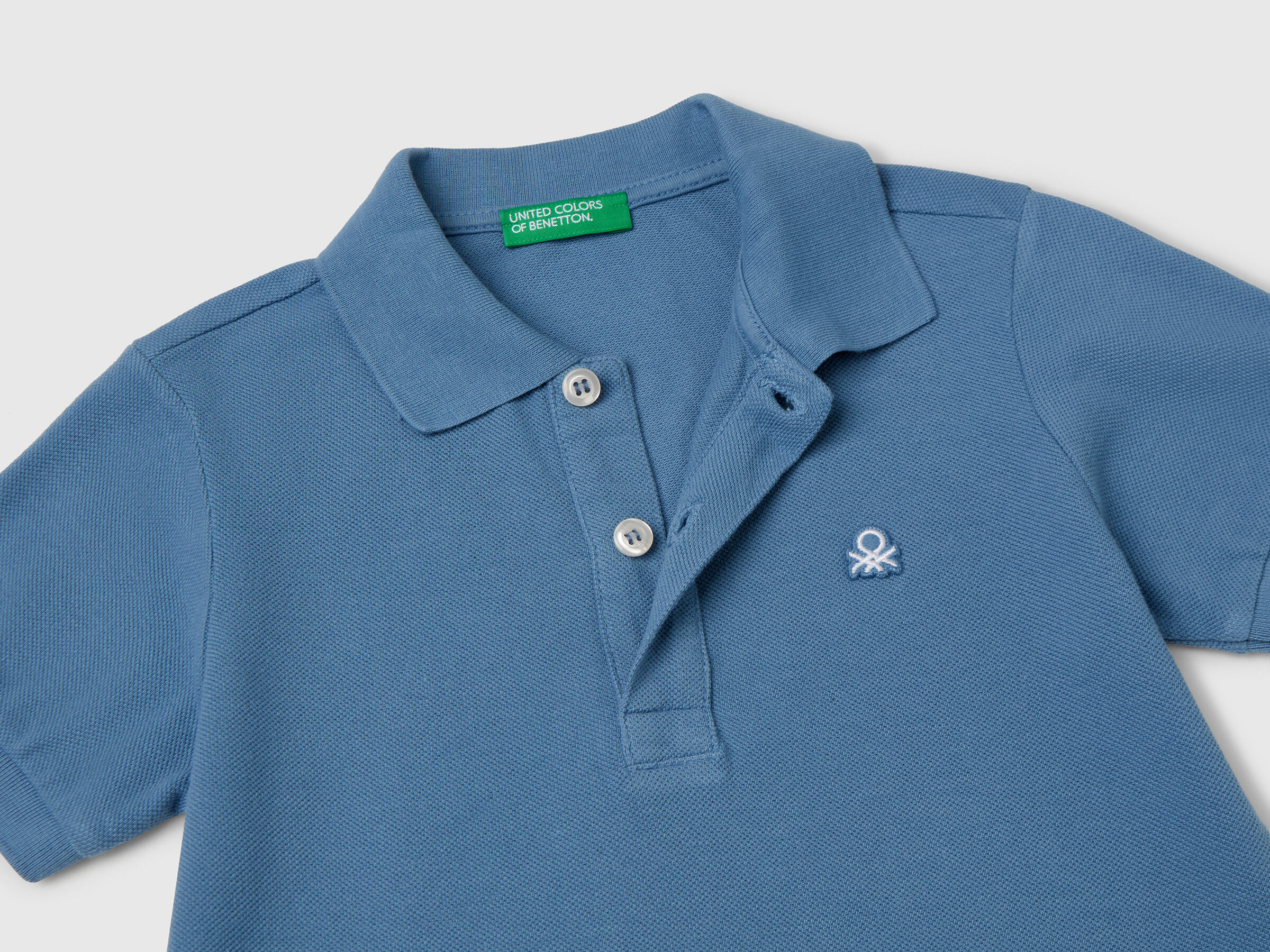Polo à manches courtes en pur coton – Image 3