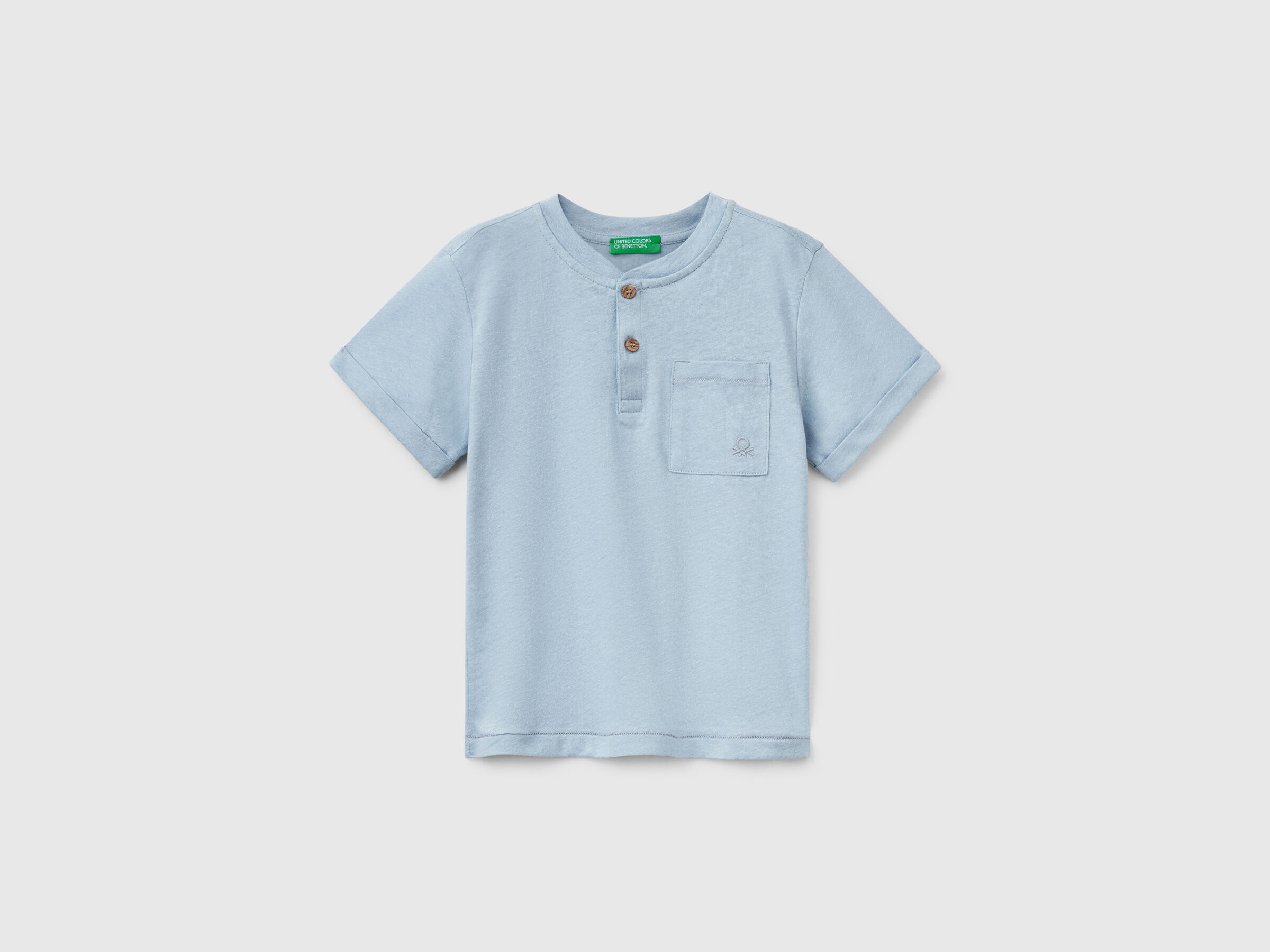 T-shirt à col tunisien T-shirt à col tunisien