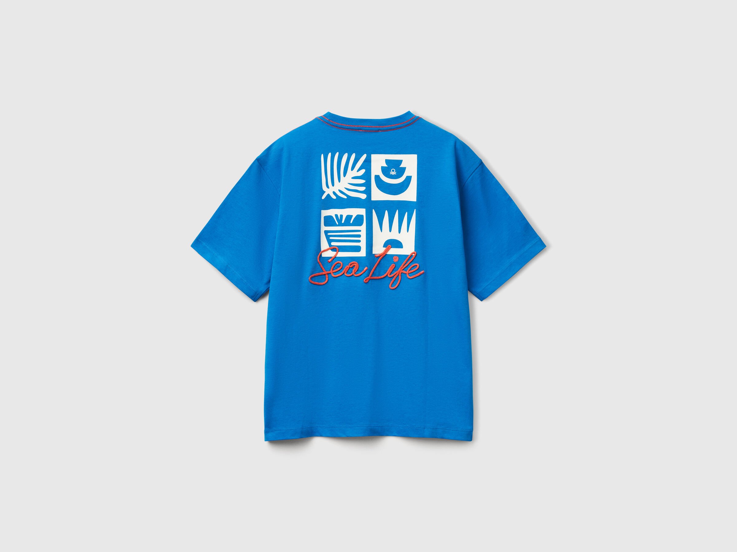 T-shirt avec slogan imprimé et broderie – Image 2