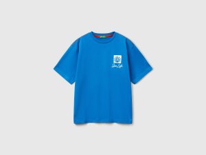 T-shirt avec slogan imprimé et broderie T-shirt avec slogan imprimé et broderie
