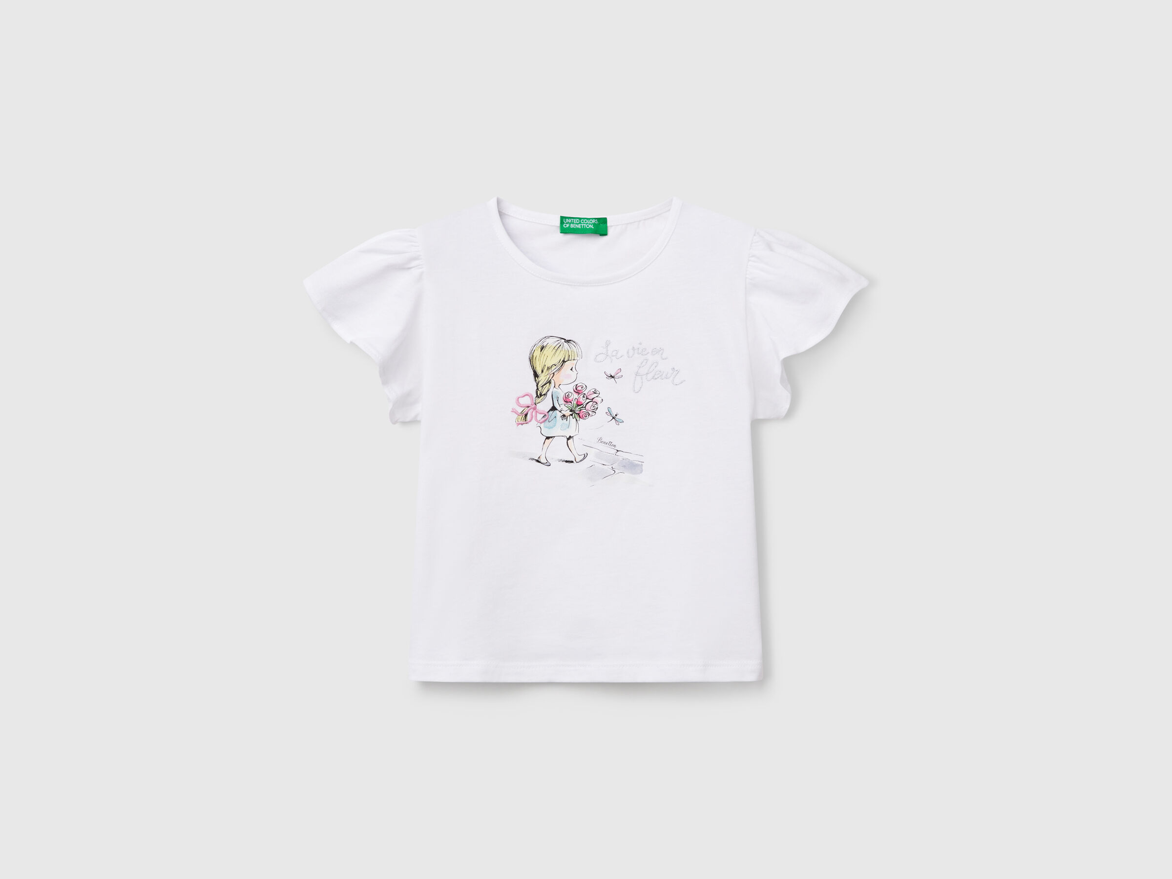 T-shirt avec imprimé et broderie T-shirt avec imprimé et broderie