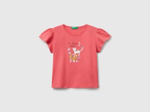 T-shirt avec imprimé et broderie T-shirt avec imprimé et broderie