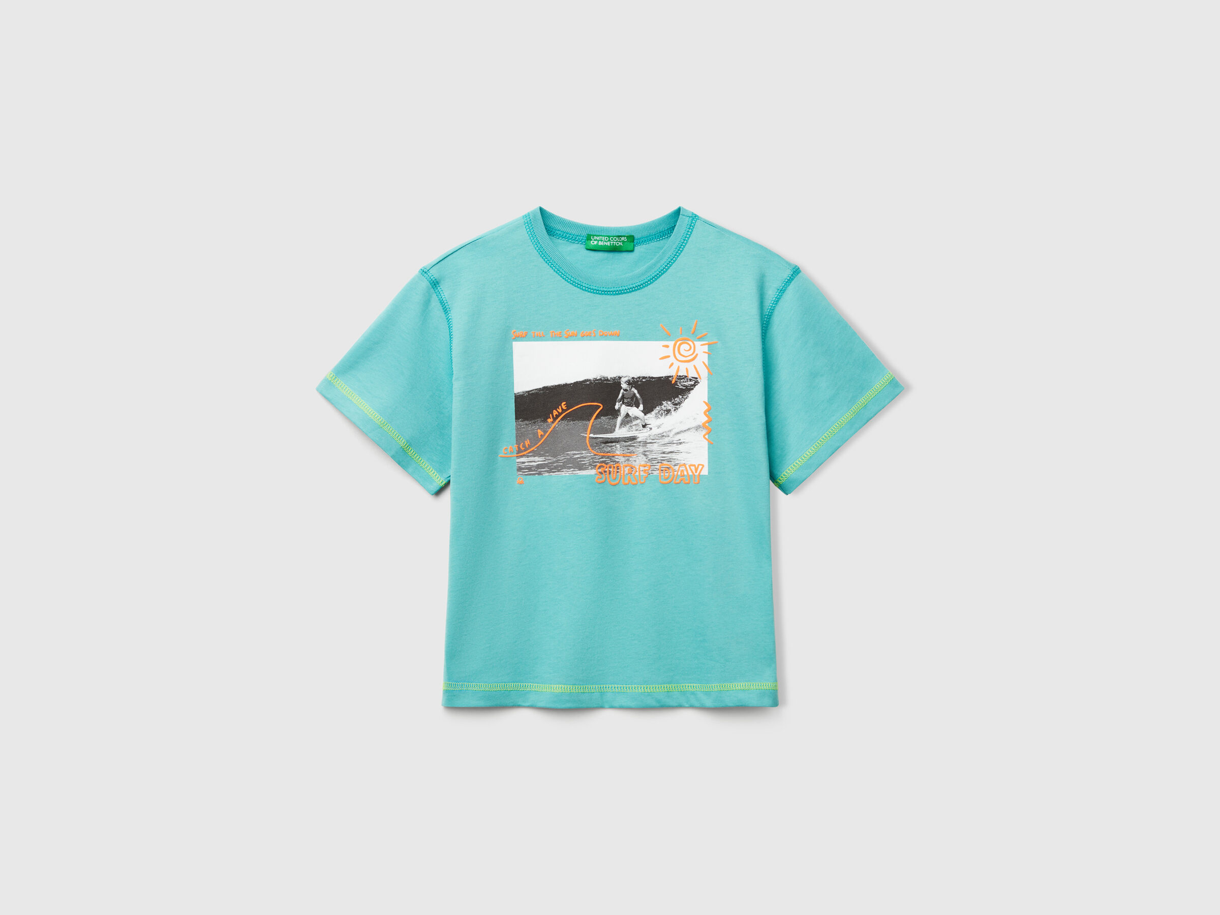 T-shirt à détails fluo T-shirt à détails fluo