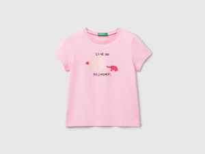 T-shirt coupe classique à paillettes T-shirt coupe classique à paillettes