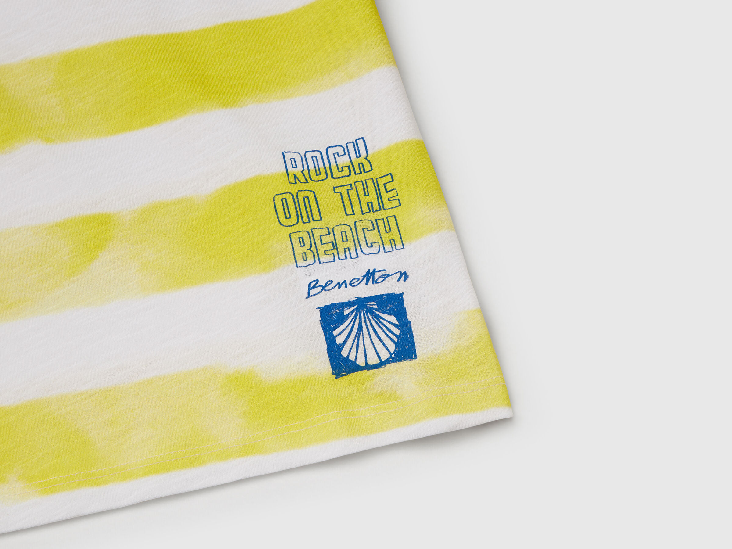 T-shirt rayé avec imprimé devant et dos – Image 3