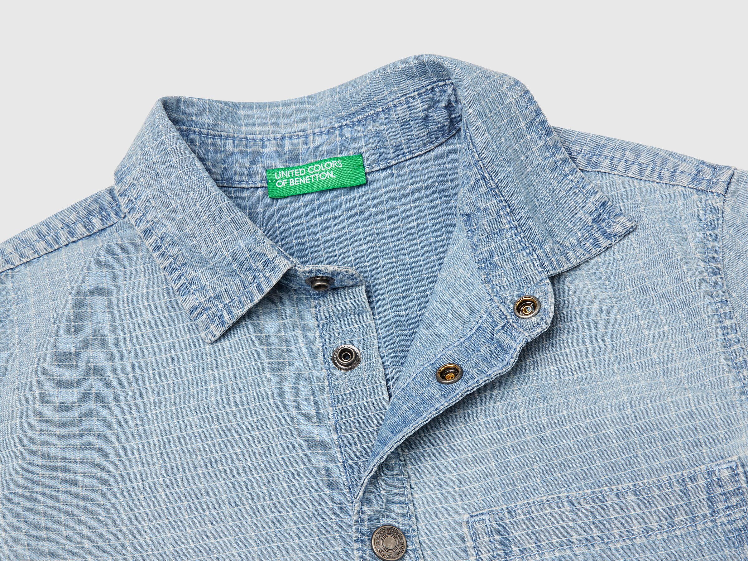 Chemise à carreaux en pur coton – Image 3