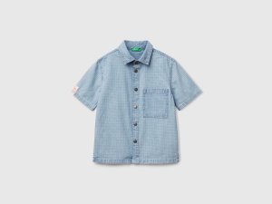Chemise à carreaux en pur coton Chemise à carreaux en pur coton