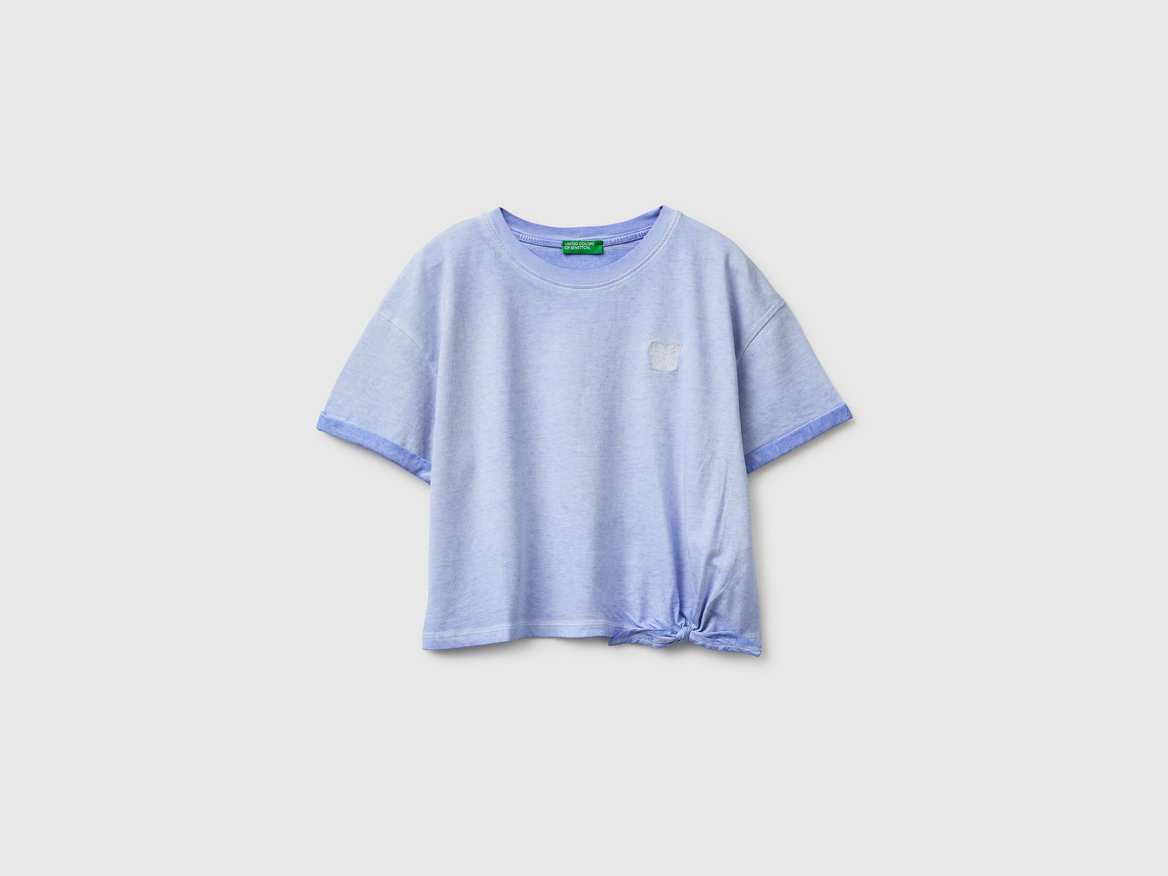 T-shirt imprimé et à nœud T-shirt imprimé et à nœud