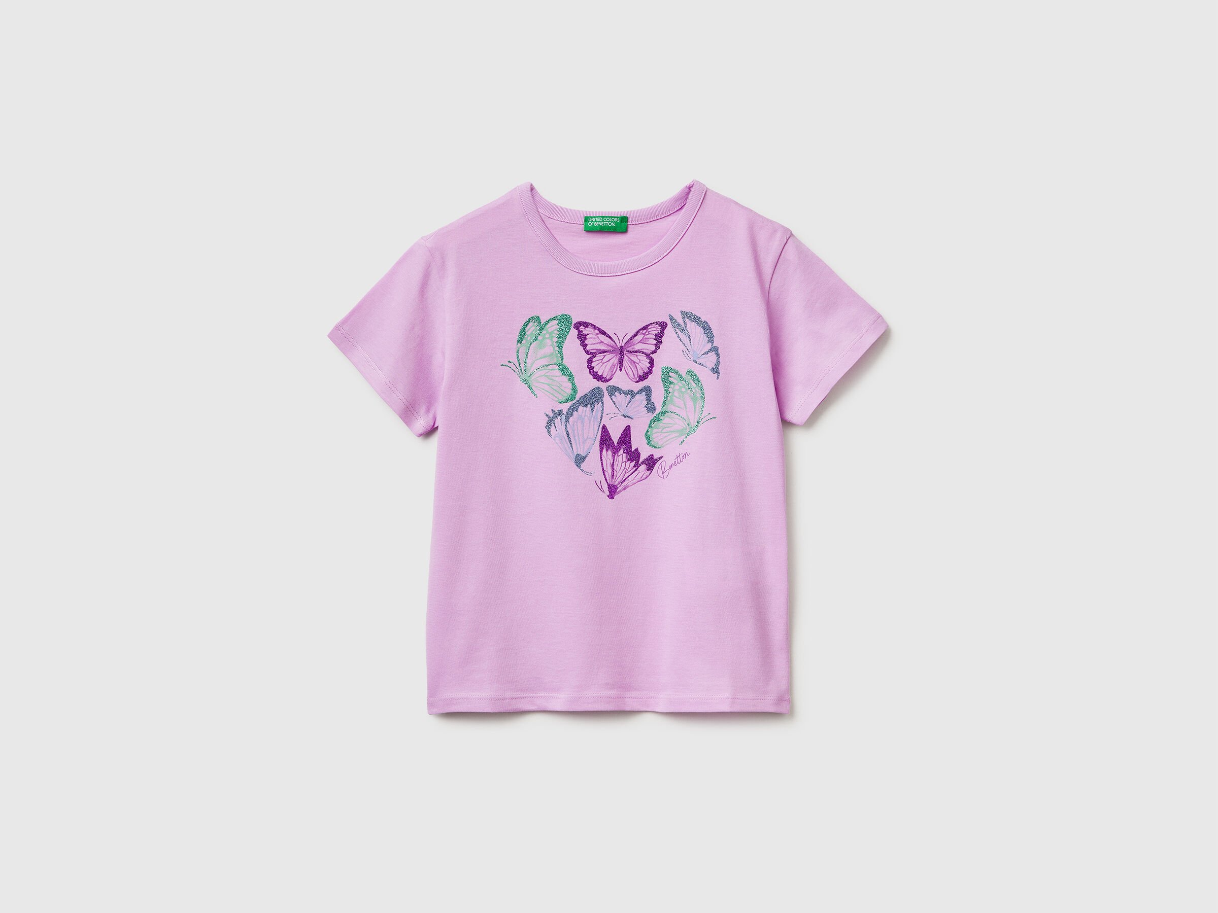 T-shirt imprimé et pailleté T-shirt imprimé et pailleté