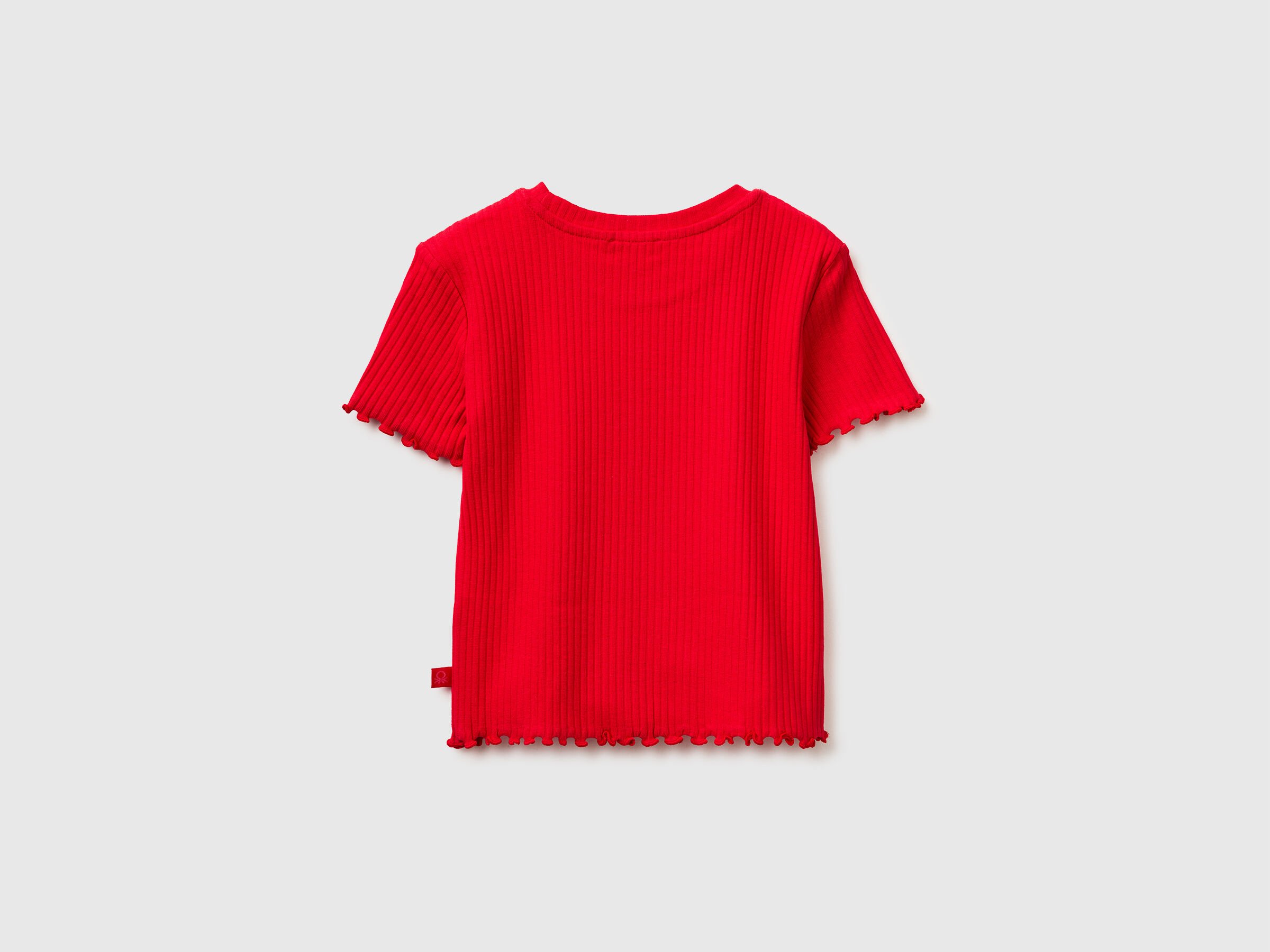 T-shirt côtelé coupe ajustée – Image 2