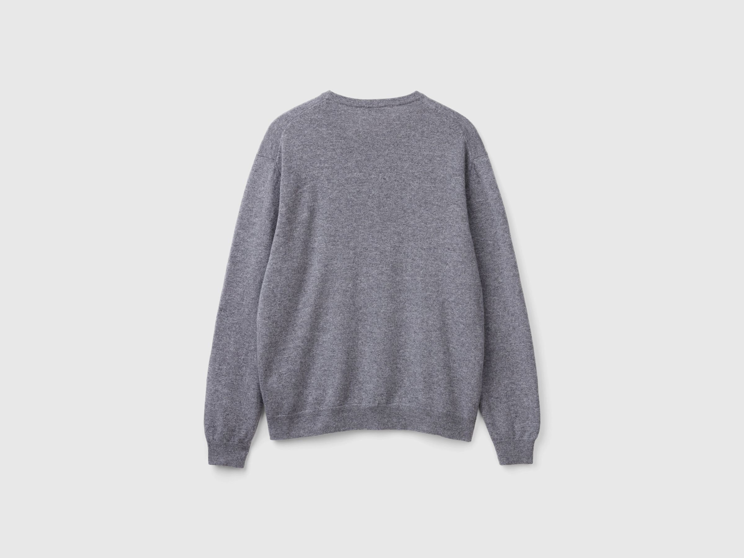 Pull gris foncé en pure laine mérinos – Image 5