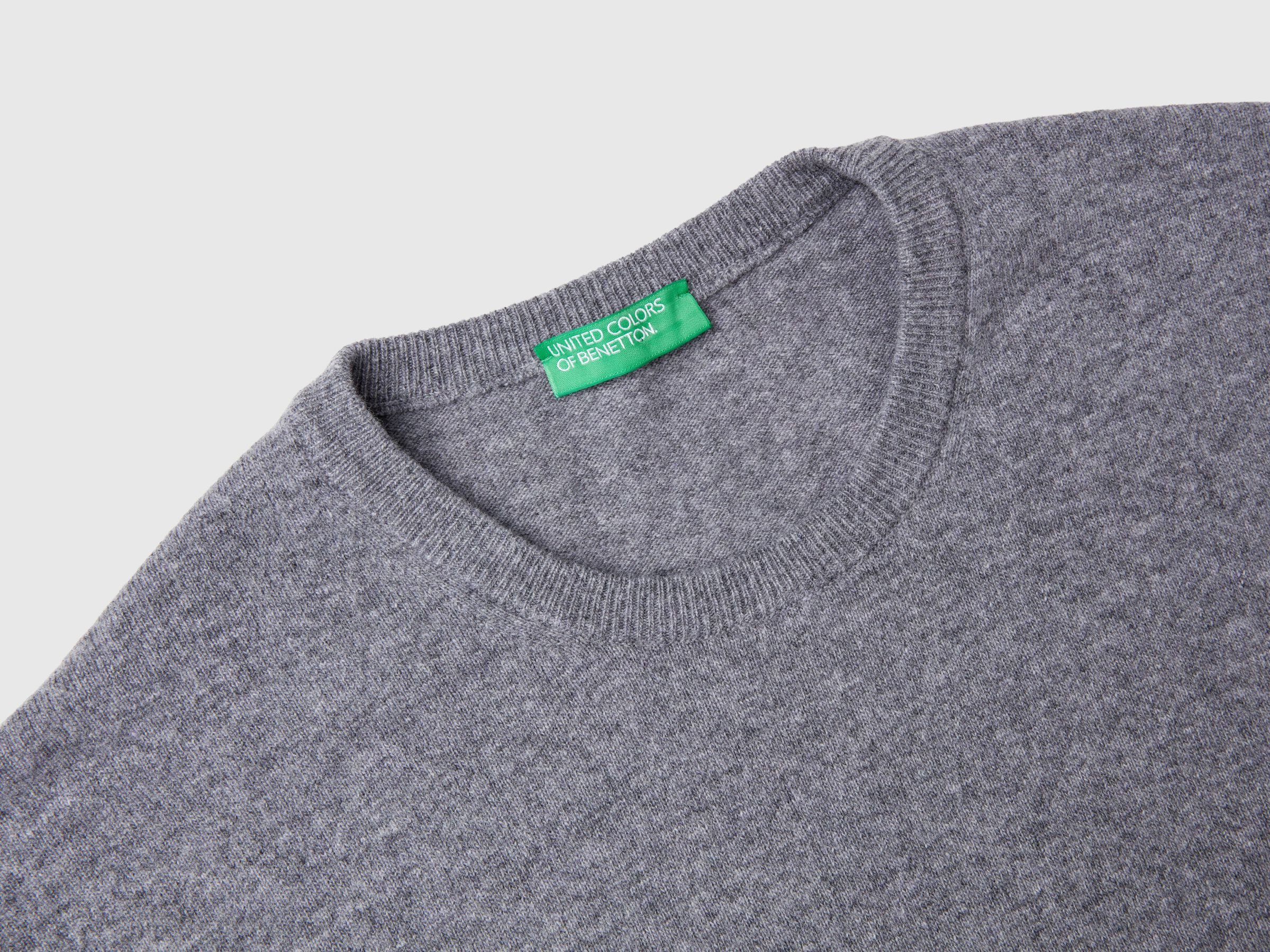 Pull gris foncé en pure laine mérinos – Image 6