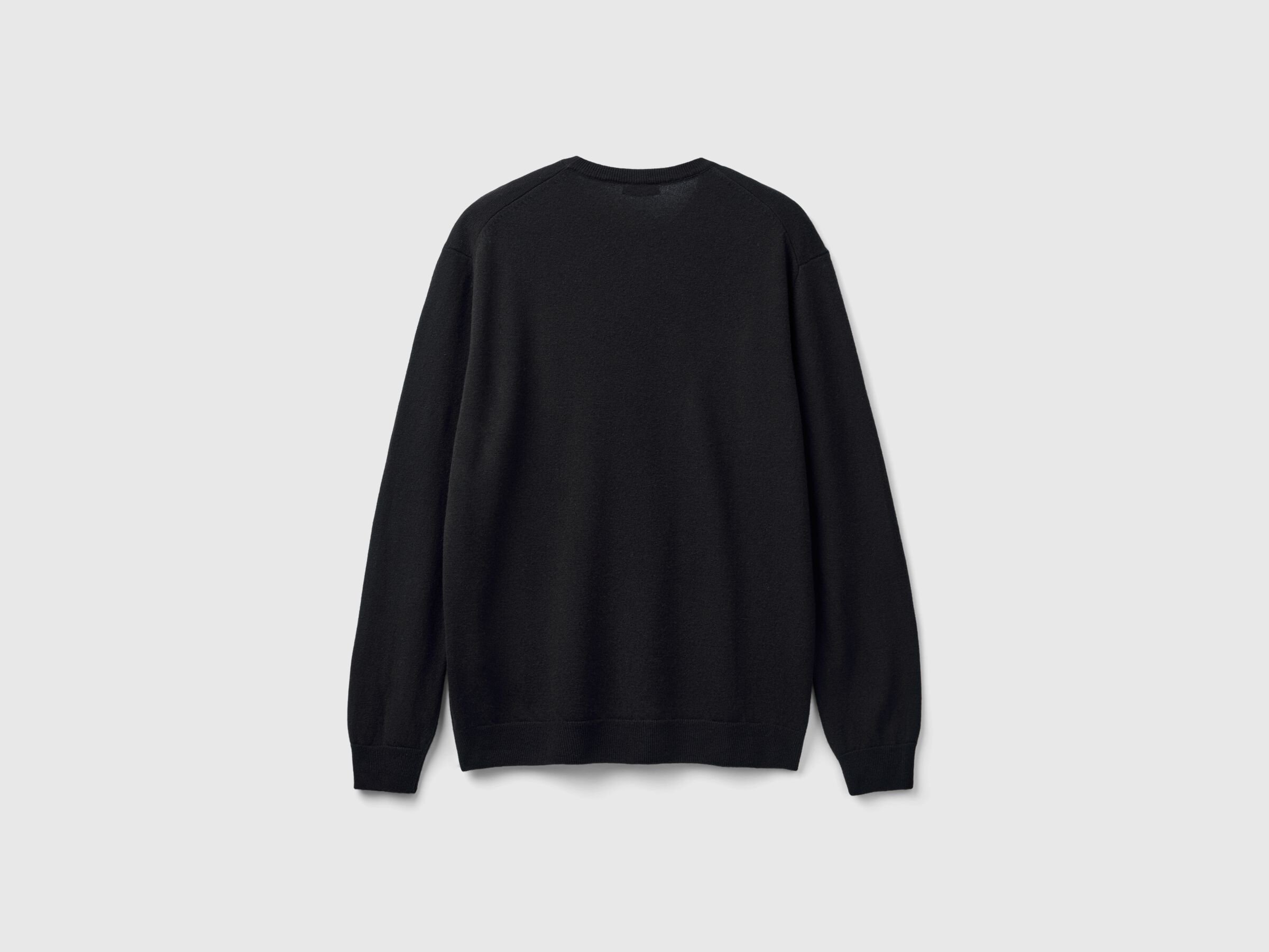 Pull noir en pure laine mérinos – Image 5