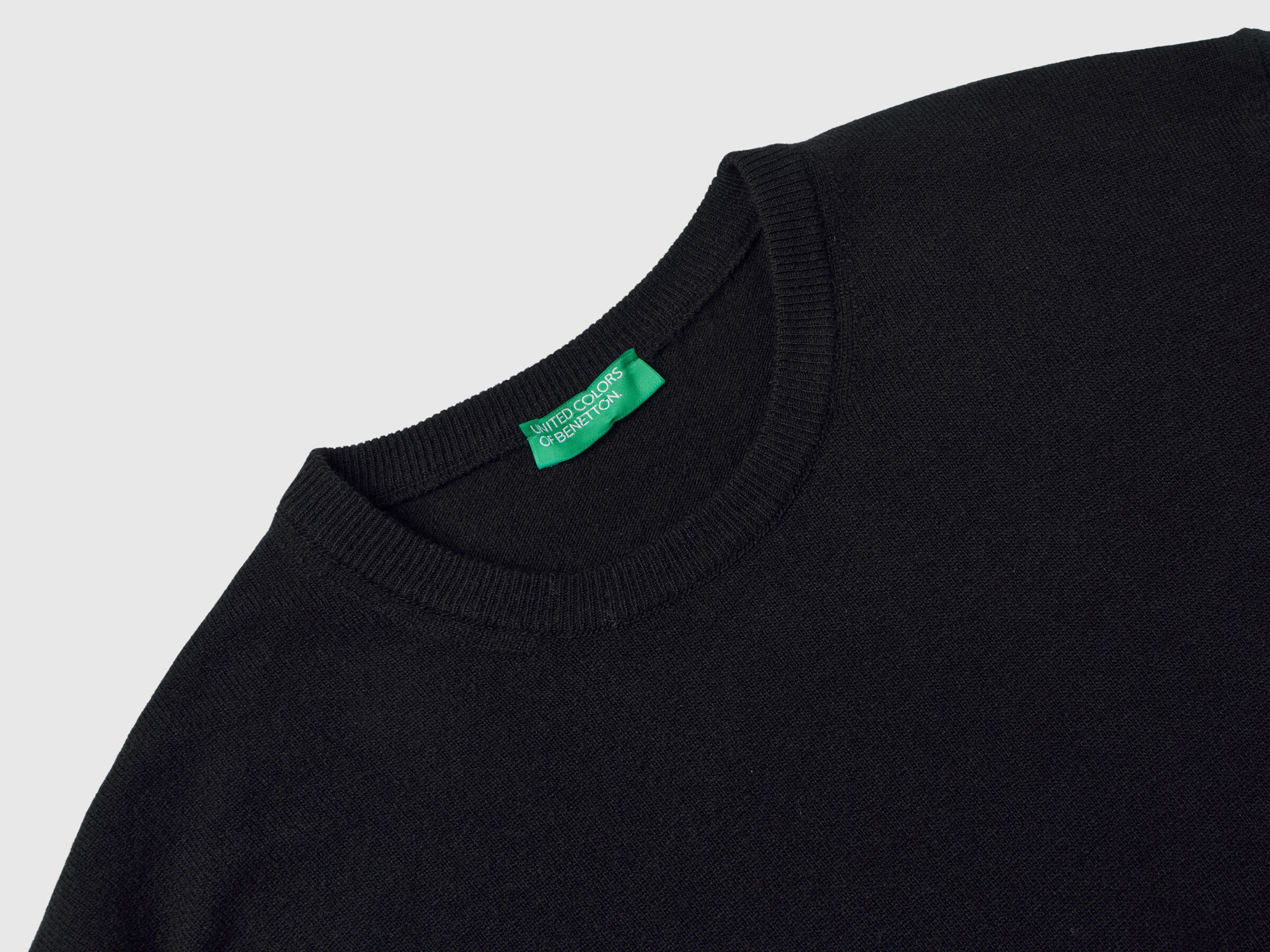 Pull noir en pure laine mérinos – Image 6