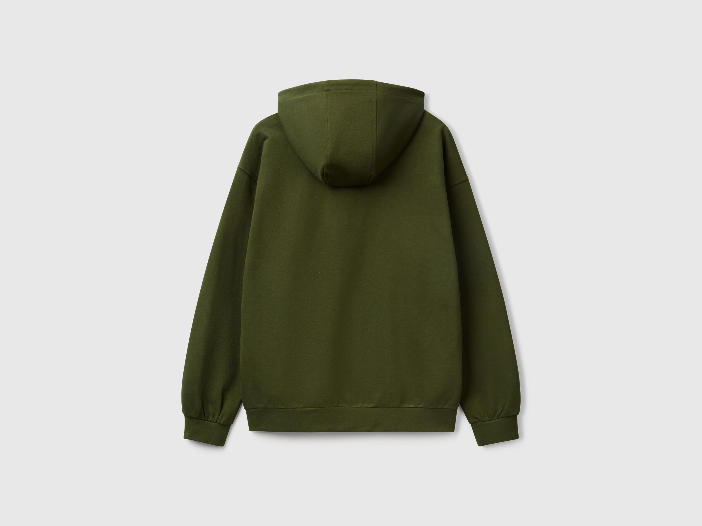 Sweat-shirt en coton avec zip et capuche – Image 4