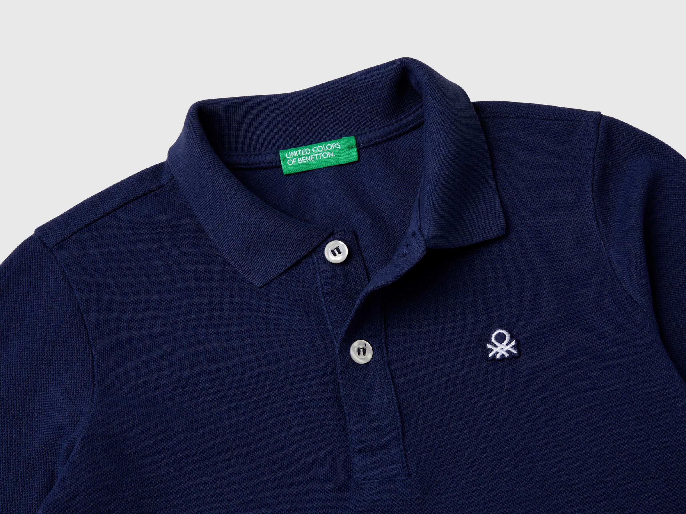 Polo en coton à manches longues – Image 3