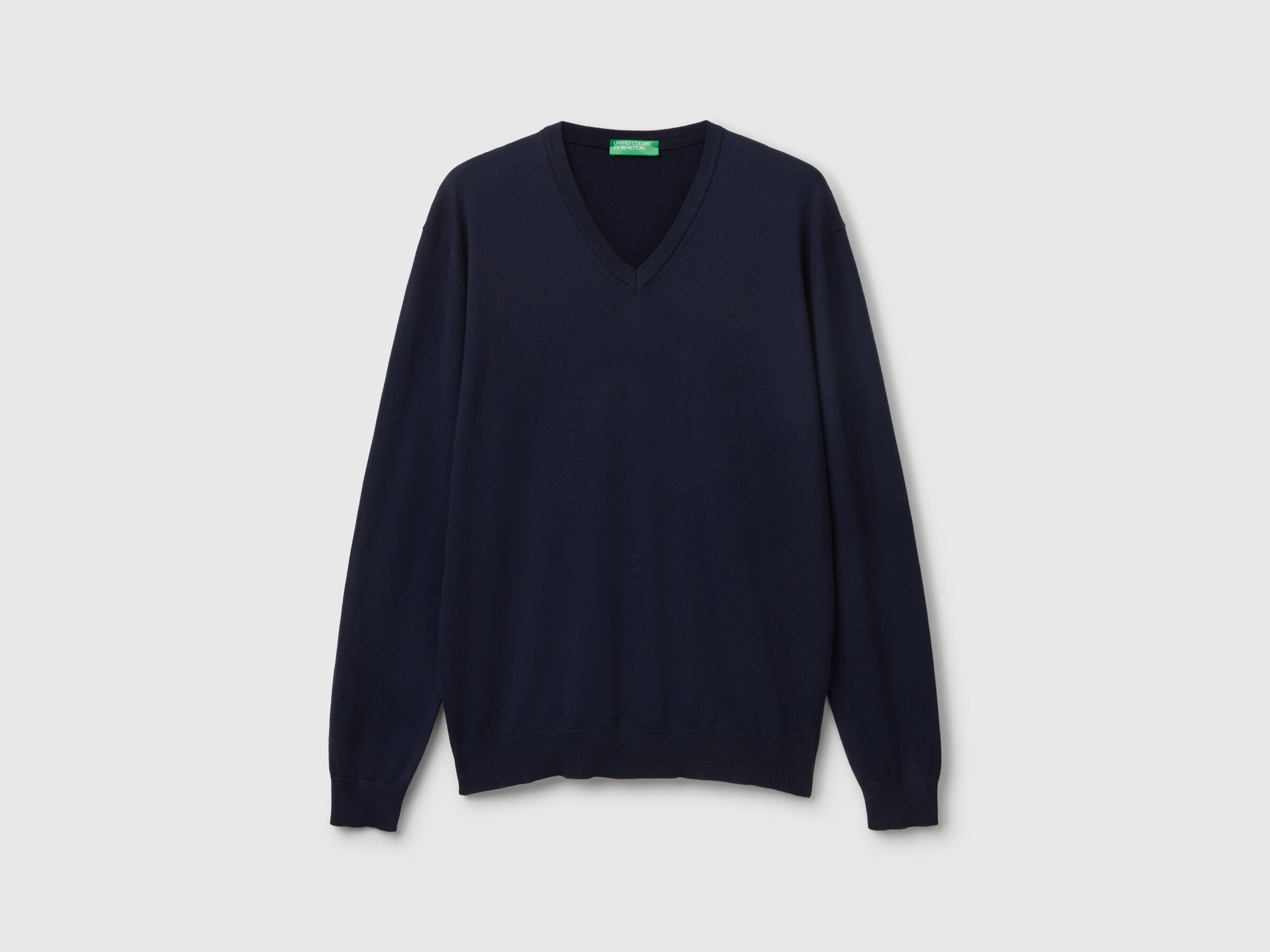 Pull en pur coton à col V Pull en pur coton à col V