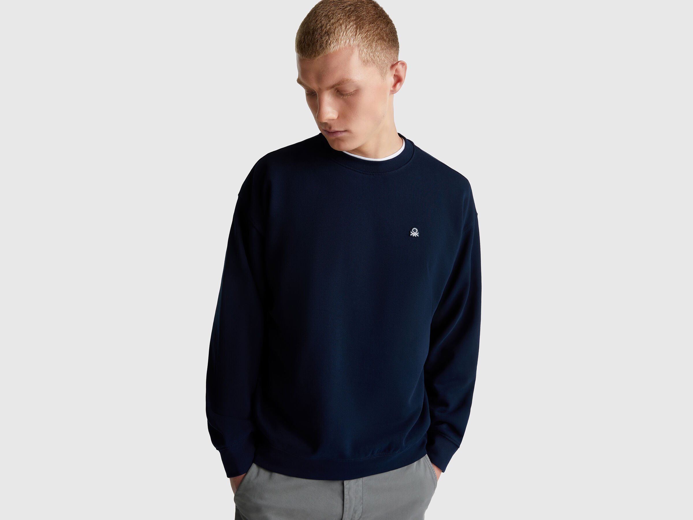 Sweat-shirt avec patch logo Sweat-shirt avec patch logo