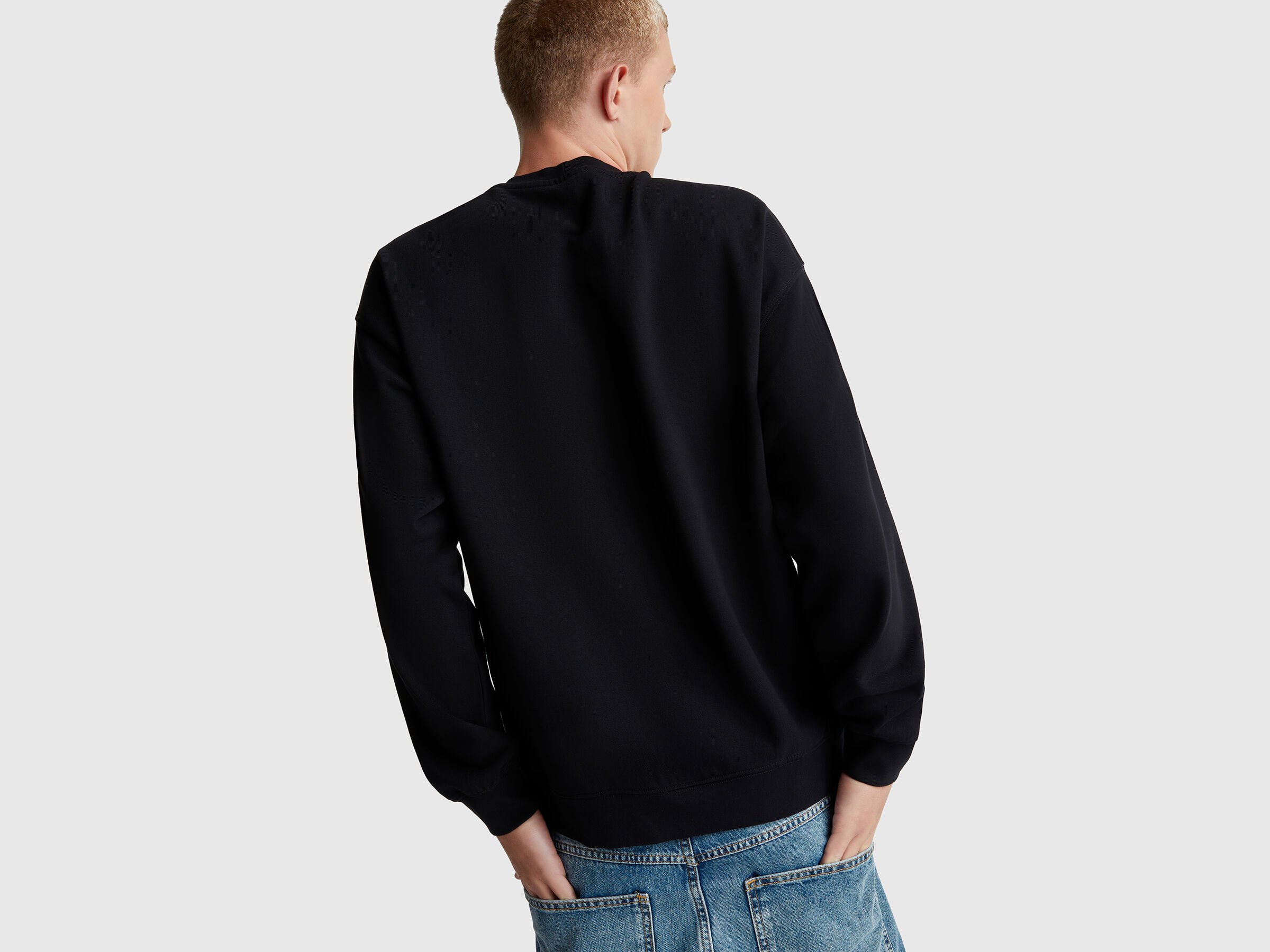 Sweat-shirt avec patch logo – Image 2
