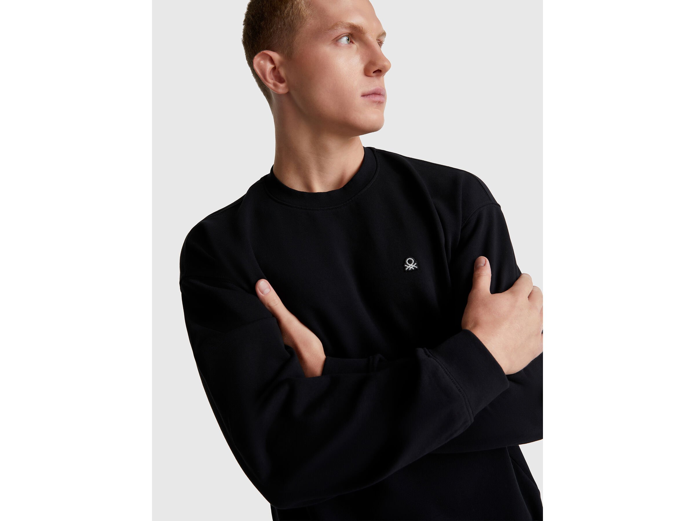 Sweat-shirt avec patch logo – Image 4