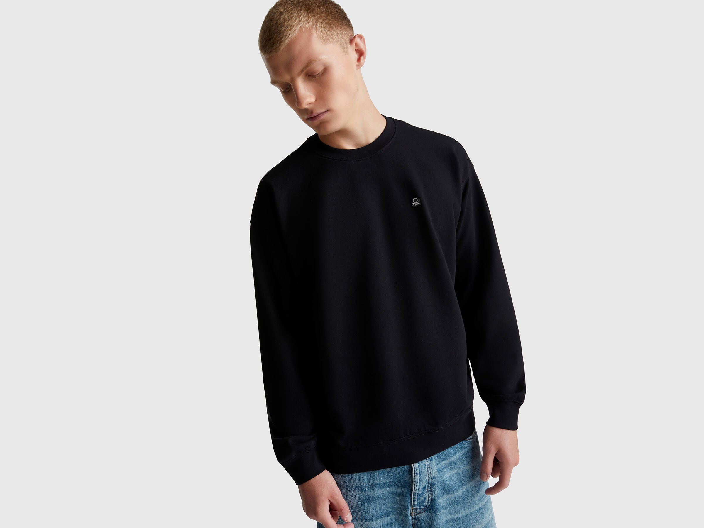 Sweat-shirt avec patch logo Sweat-shirt avec patch logo