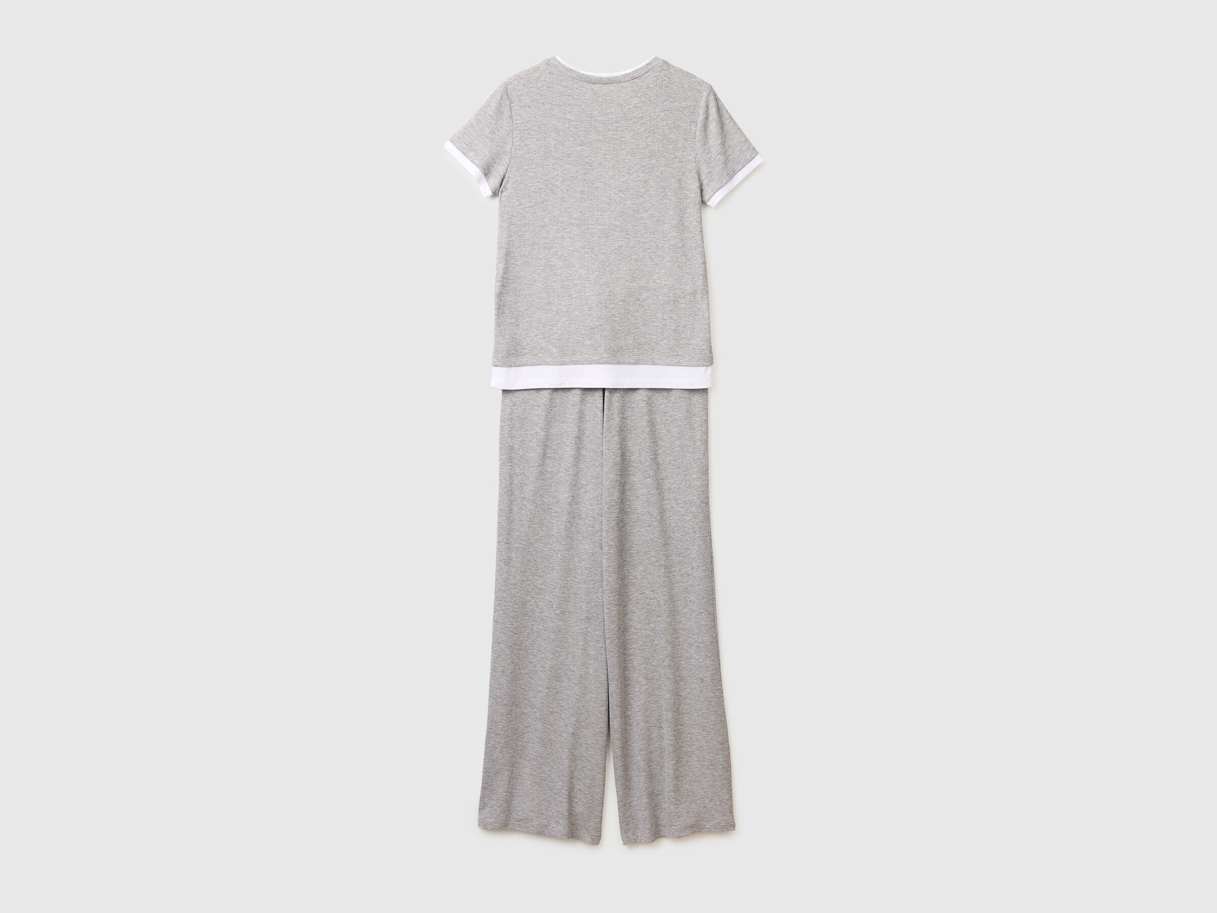 Pyjama en viscose côtelée – Image 2