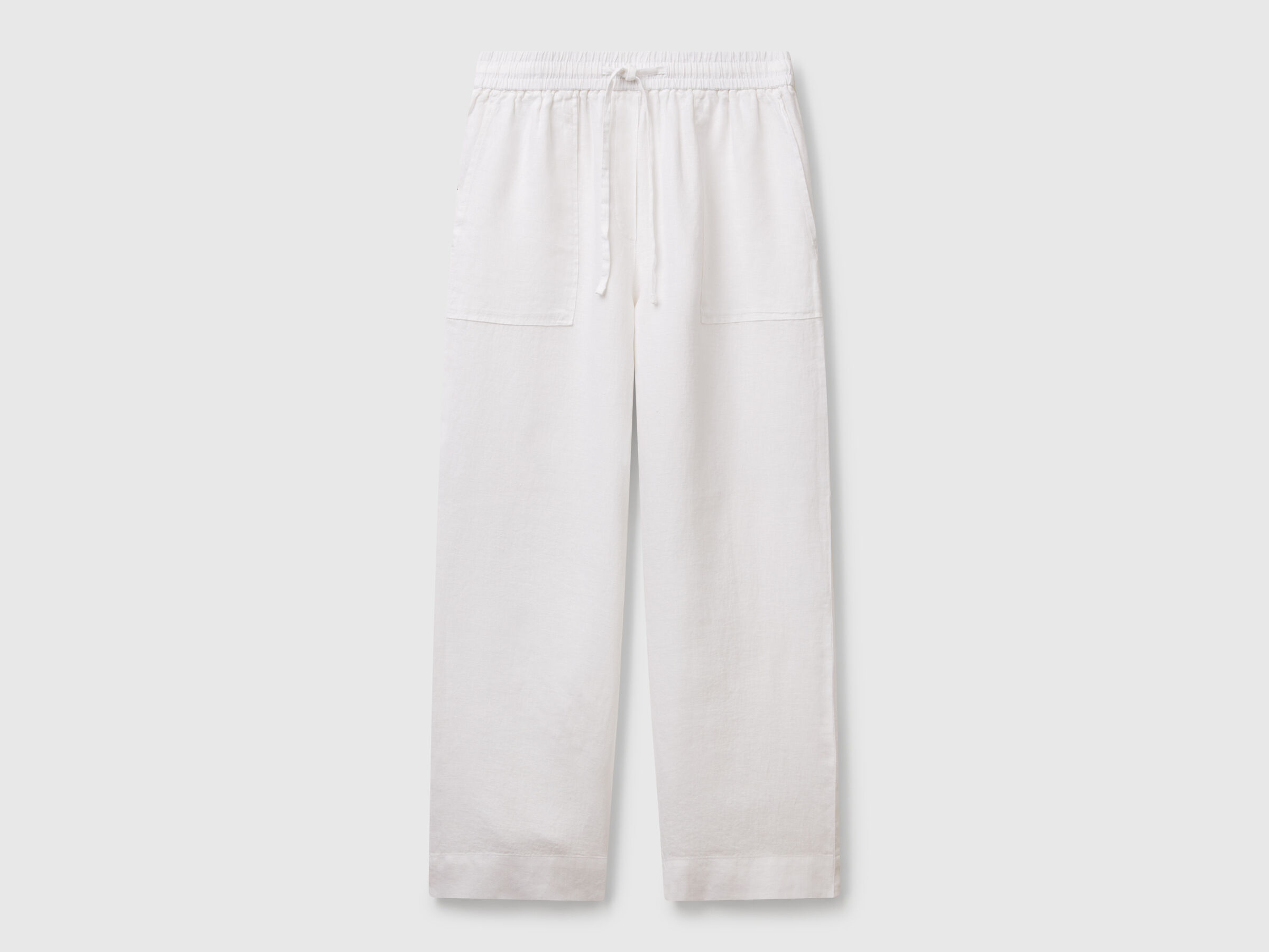 Pantalon pur lin avec élastique Pantalon pur lin avec élastique