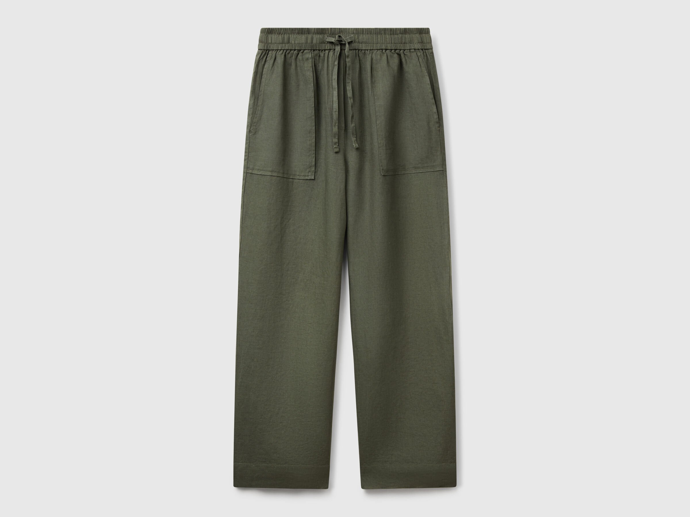 Pantalon pur lin avec élastique Pantalon pur lin avec élastique
