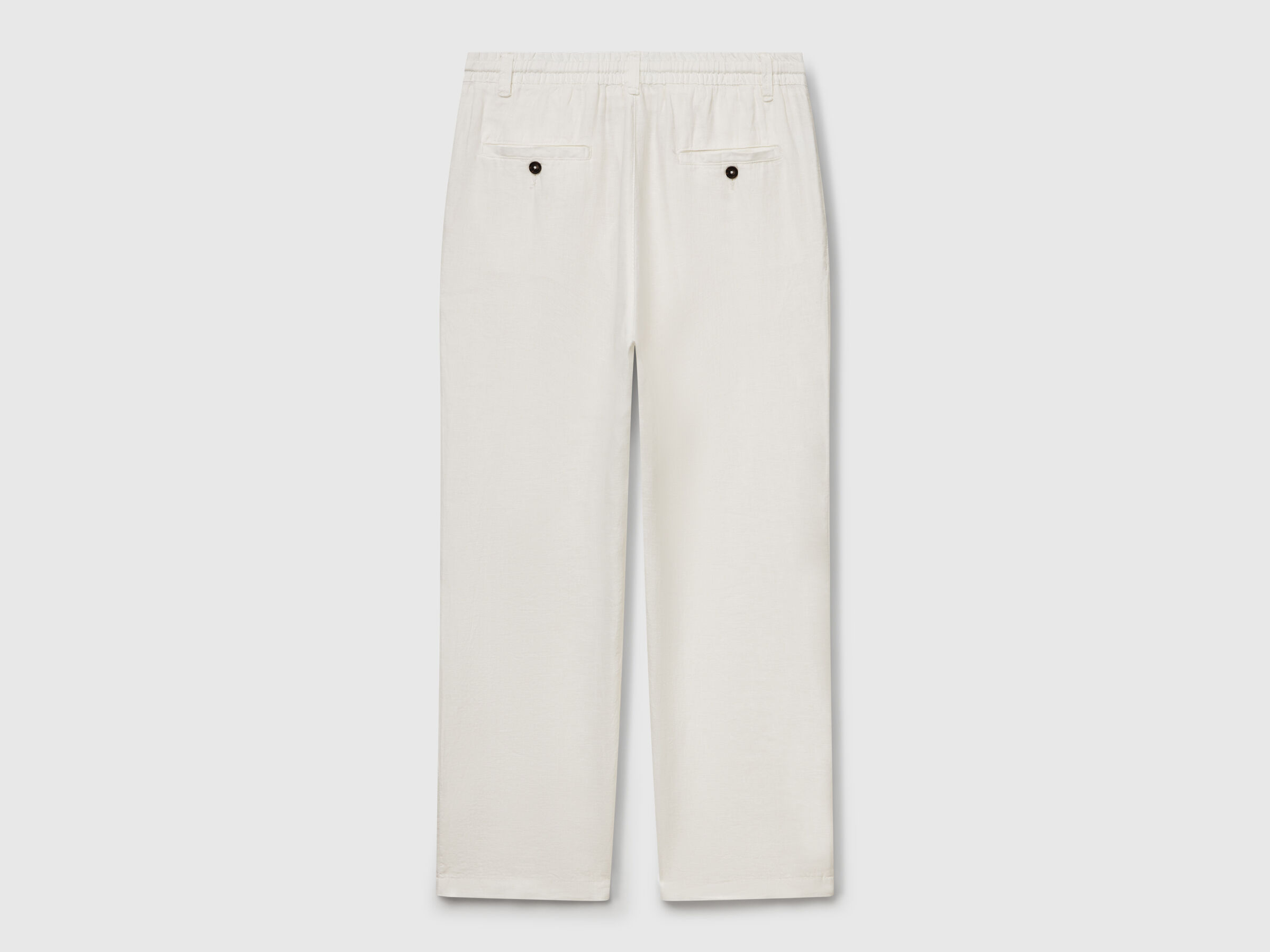 Pantalon à cordon de serrage en pur lin – Image 2