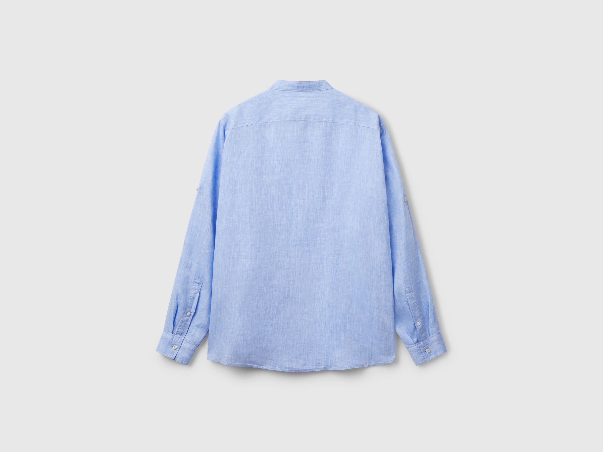 Chemise en lin avec col mao – Image 2