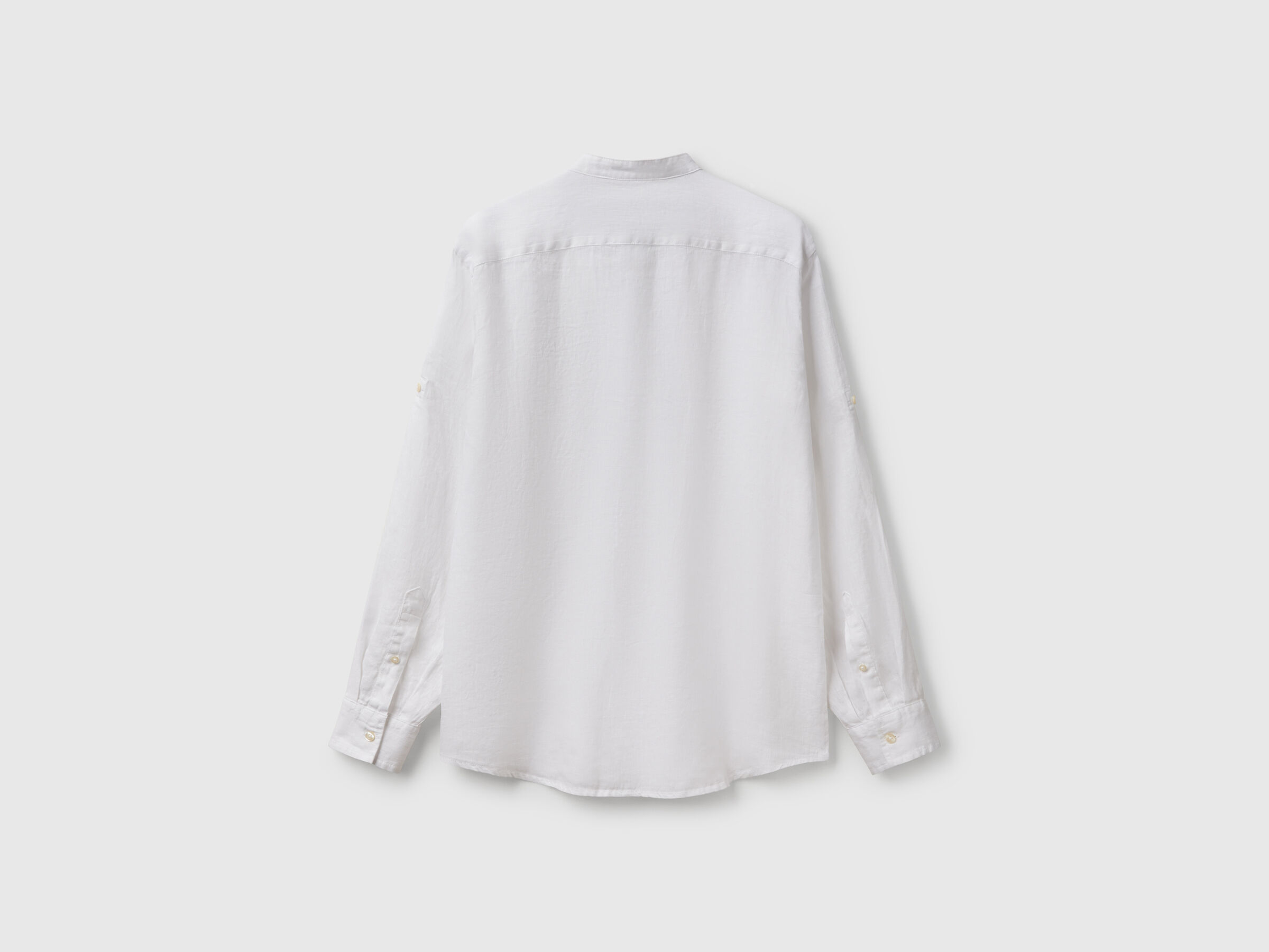 Chemise en lin avec col mao – Image 2