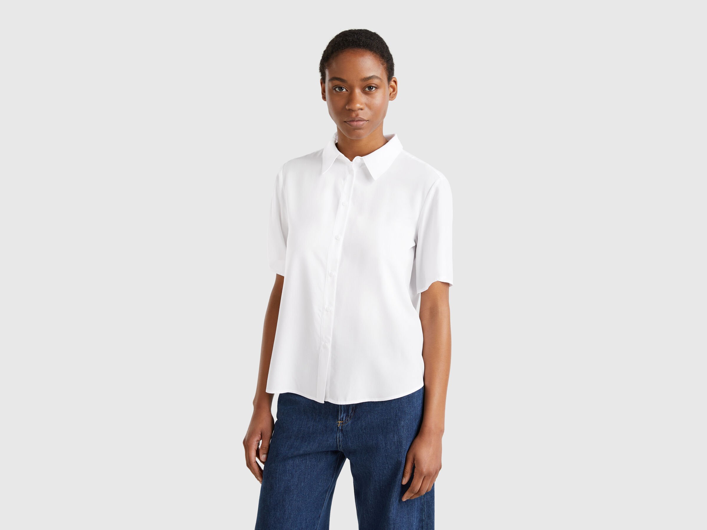 Chemise manches 3/4 en viscose Chemise manches 3/4 en viscose