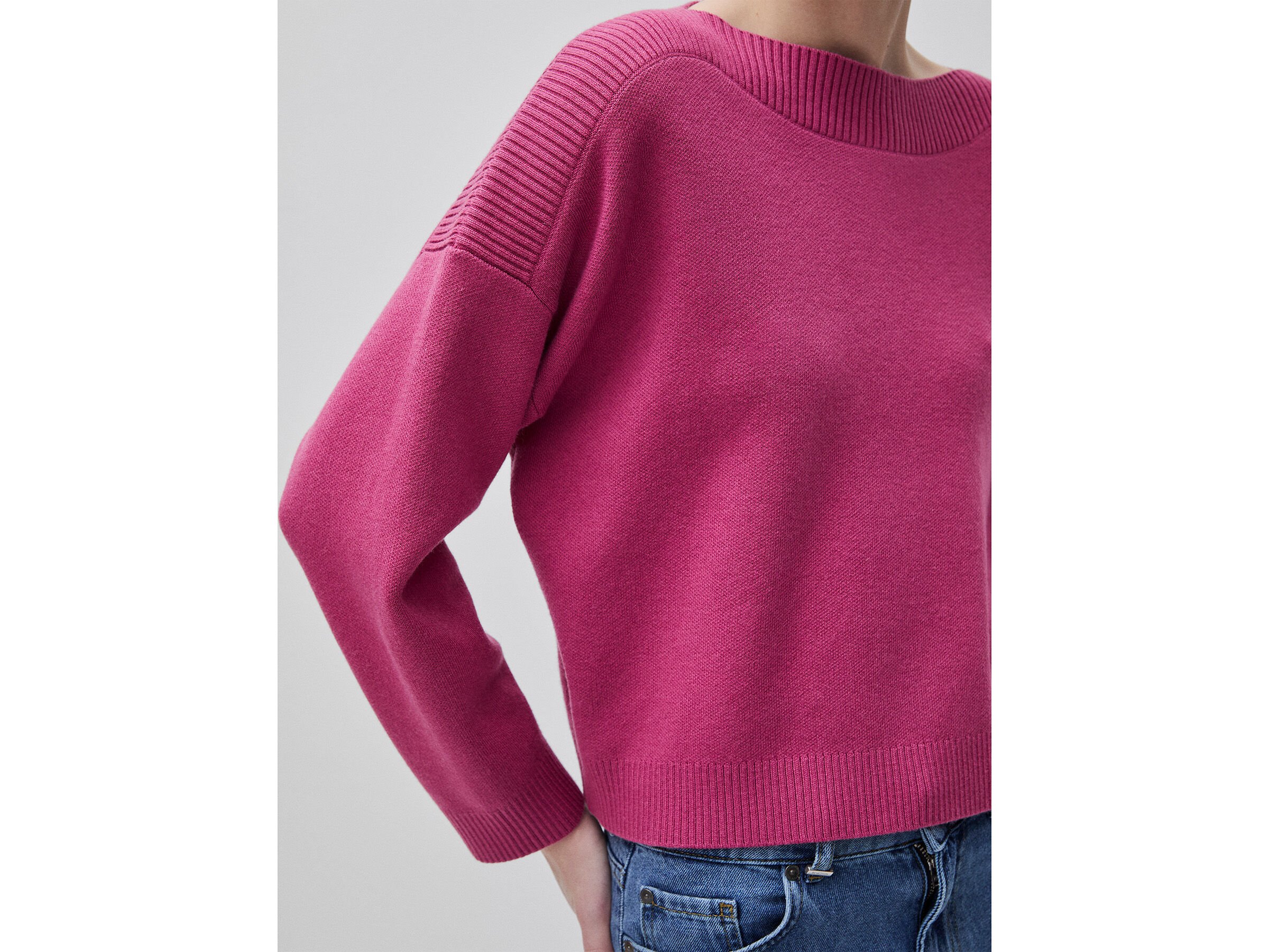 Pull jacquard à coupe carrée – Image 4