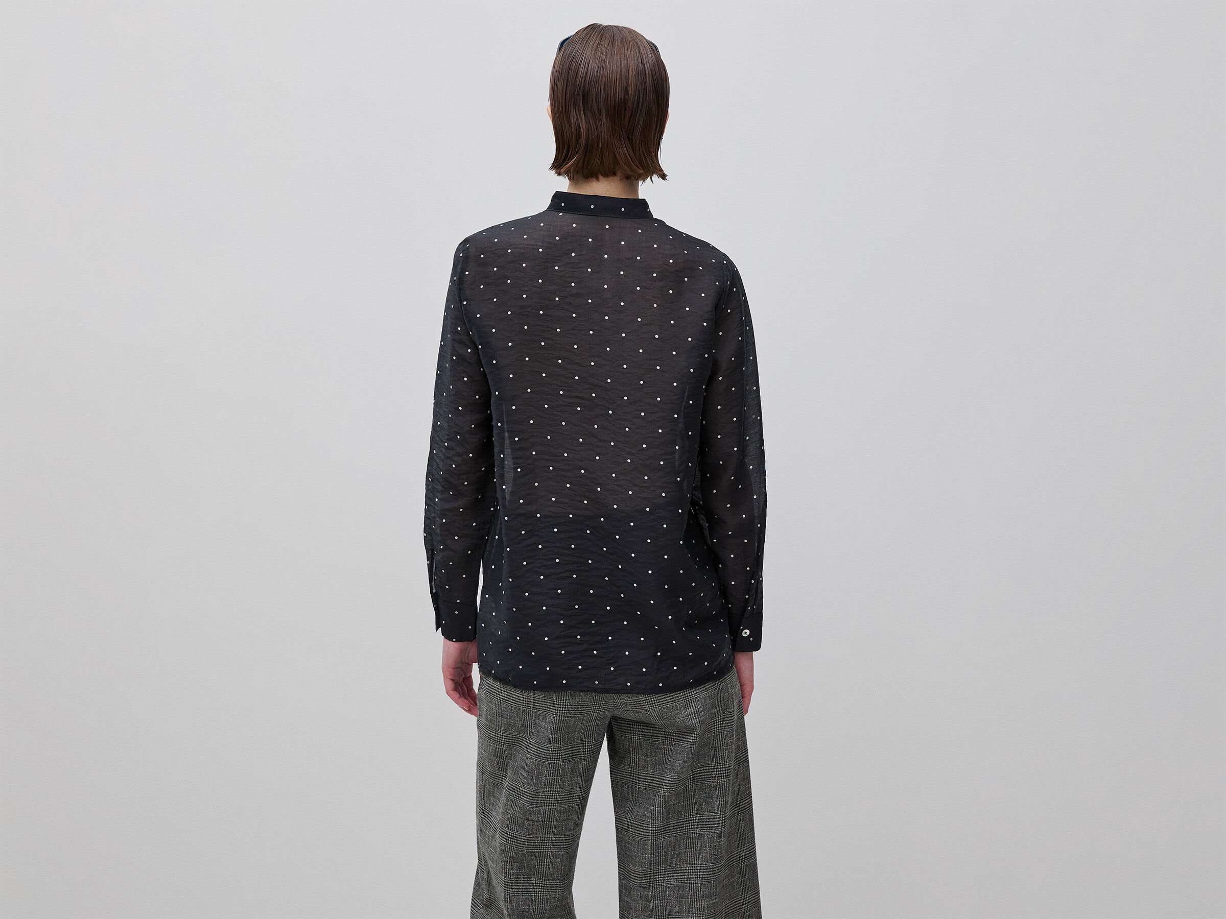 Chemise fluide à micro-pois – Image 2